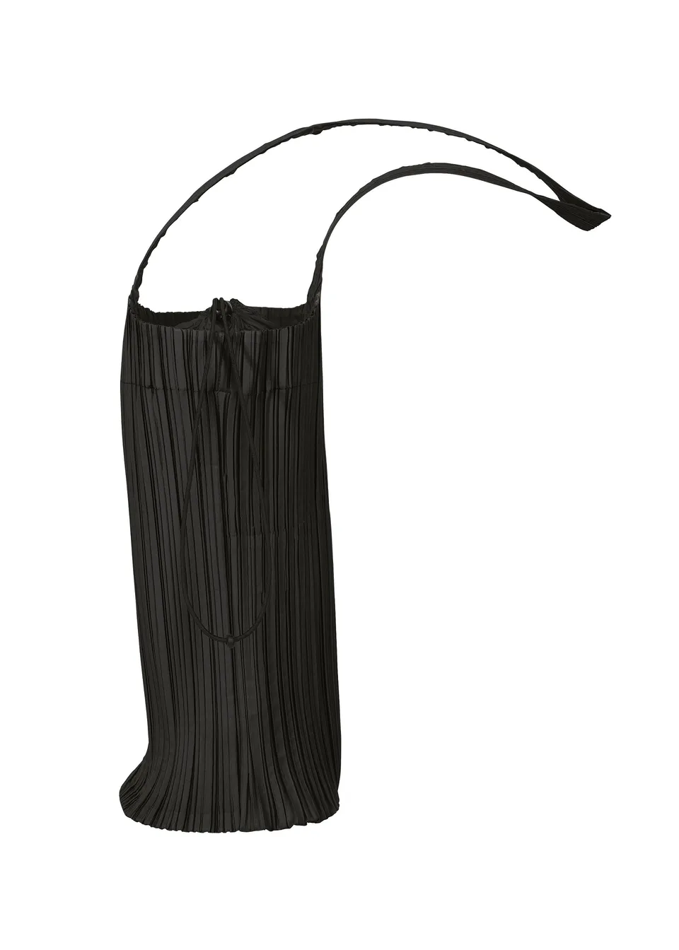 Pleats Please Issey Miyake Swan kabelka Black s plisováním