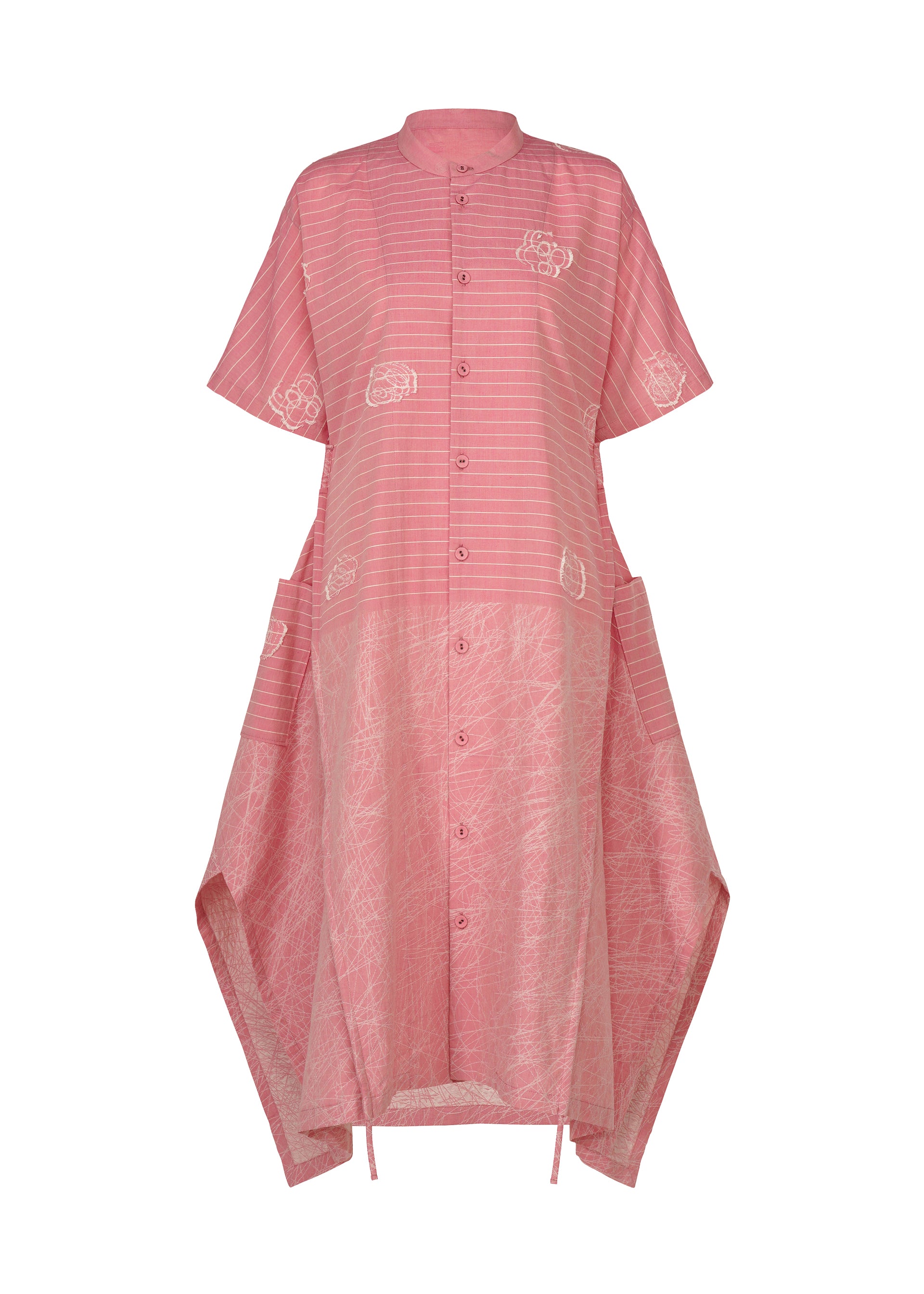 Issey Miyake One Stroke Draw šaty černé