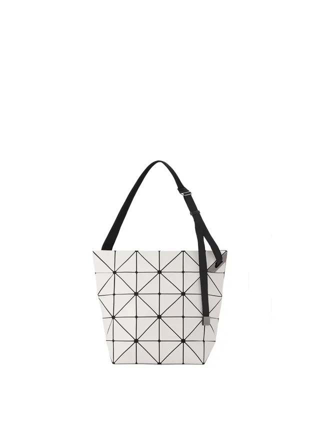 Issey Miyake Bao Bao Blocky kabelka světle šedá matná