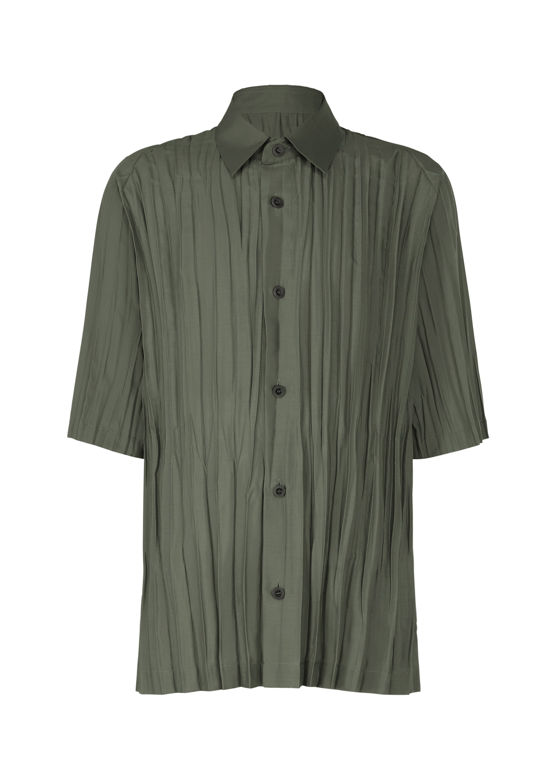 Issey Miyake IM Men Wrinkle košile off-white