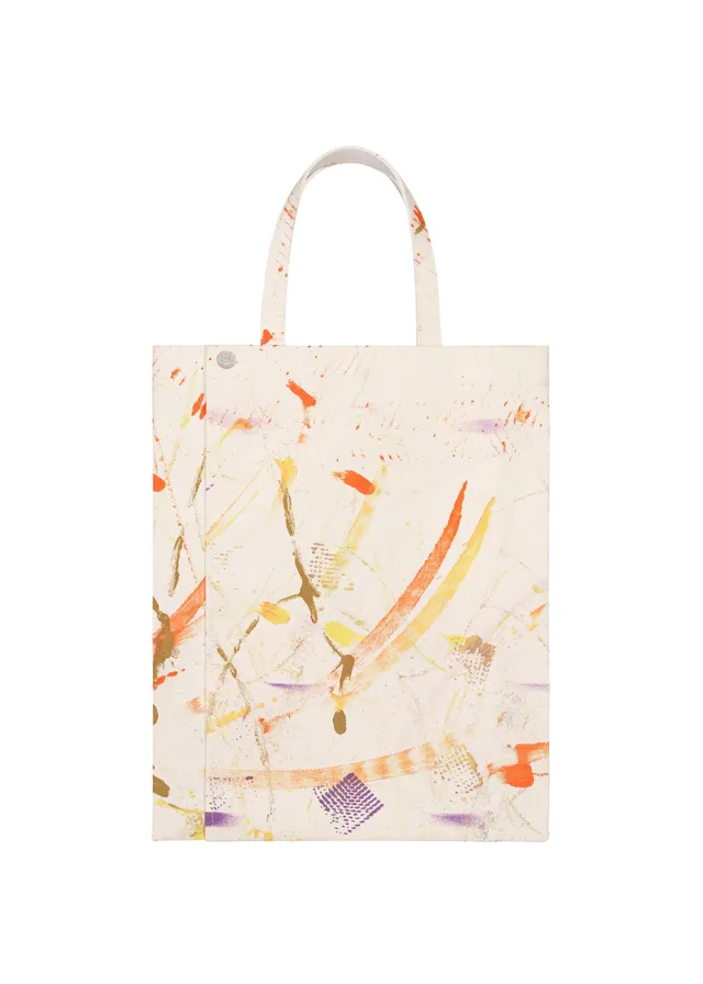 Issey Miyake Good Printer Shibuya tote oranžová