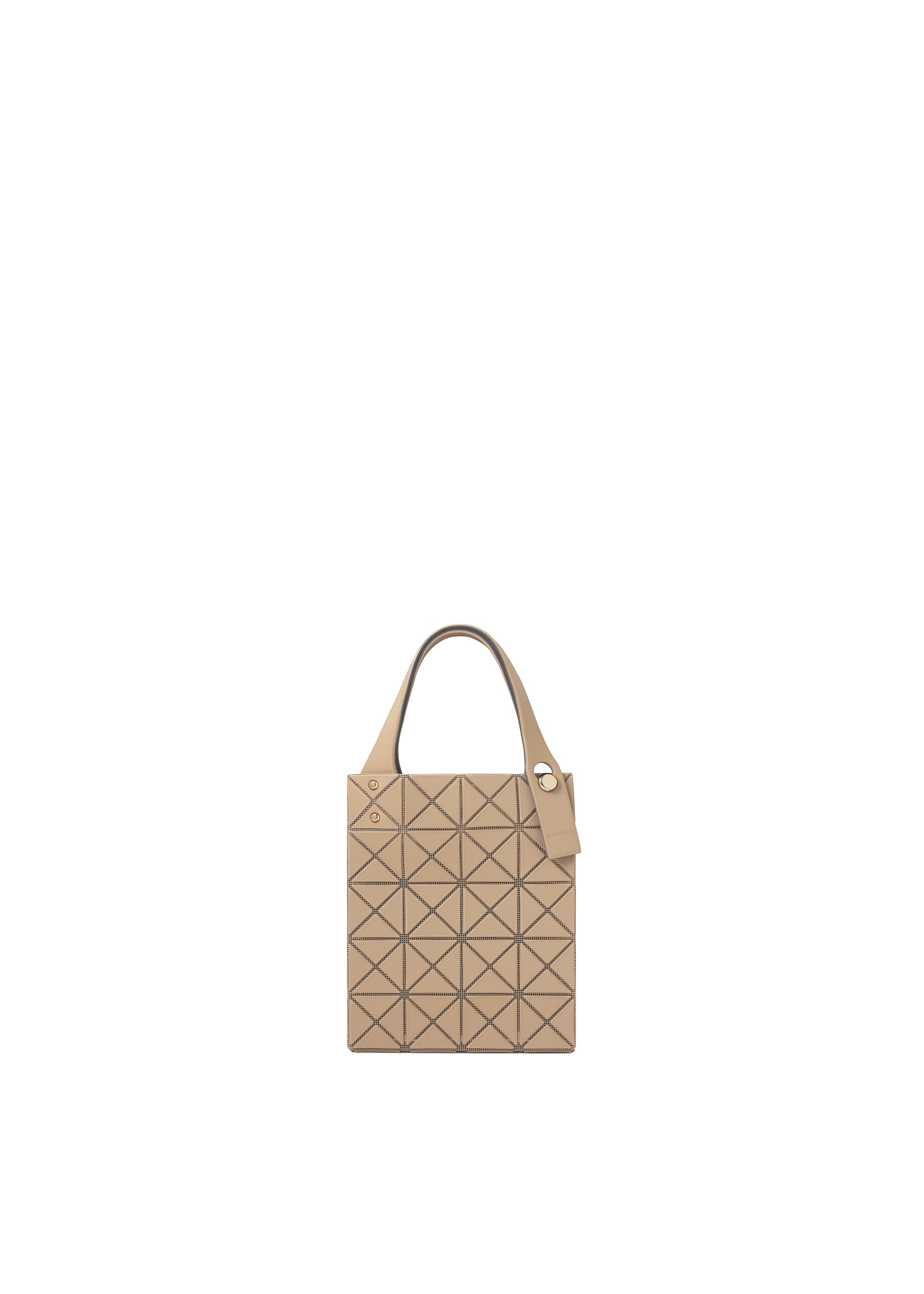 Issey Miyake Prism Plus mini tote šedá sáčková