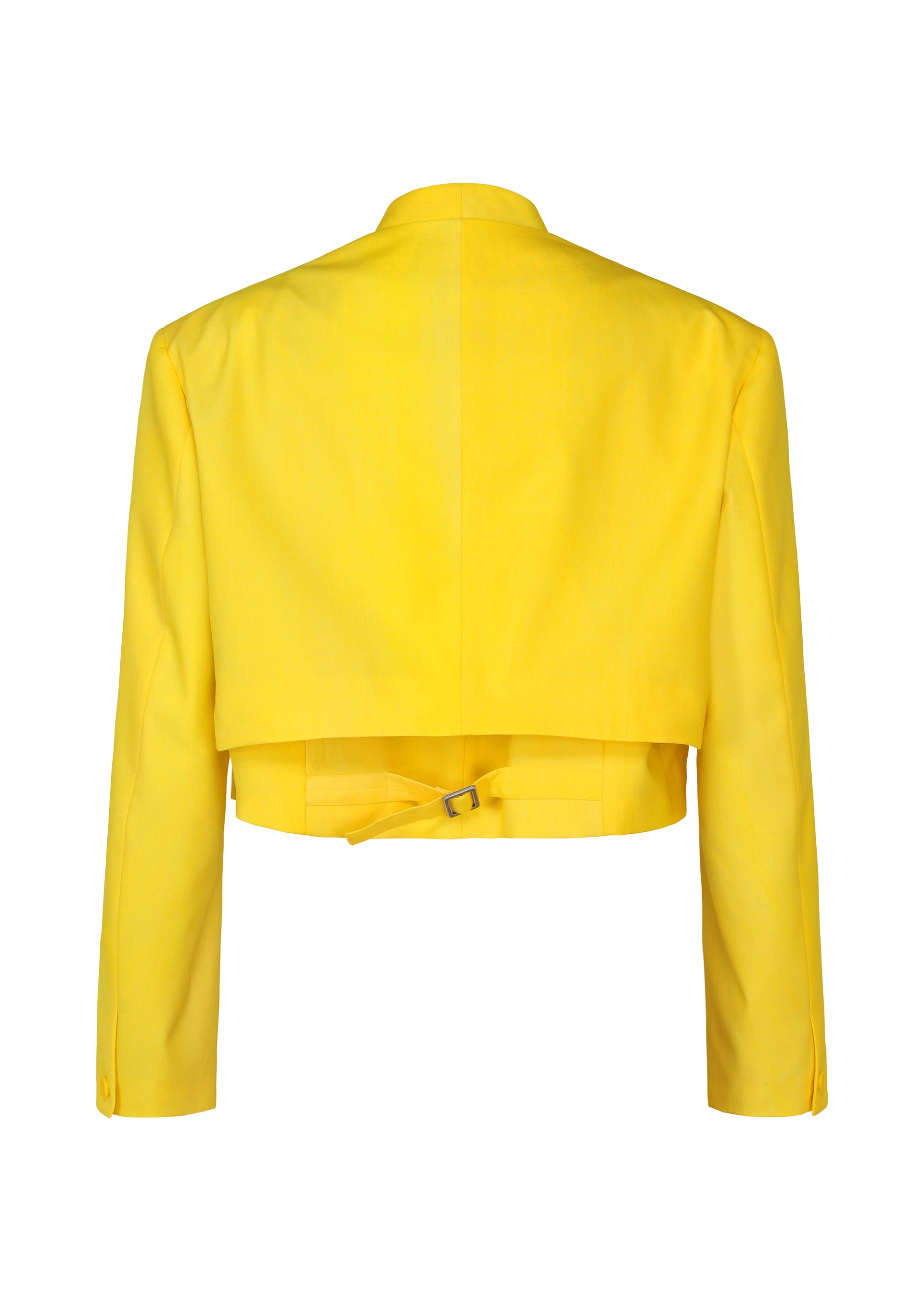 Issey Miyake Gradation Wool bunda černá vlněná