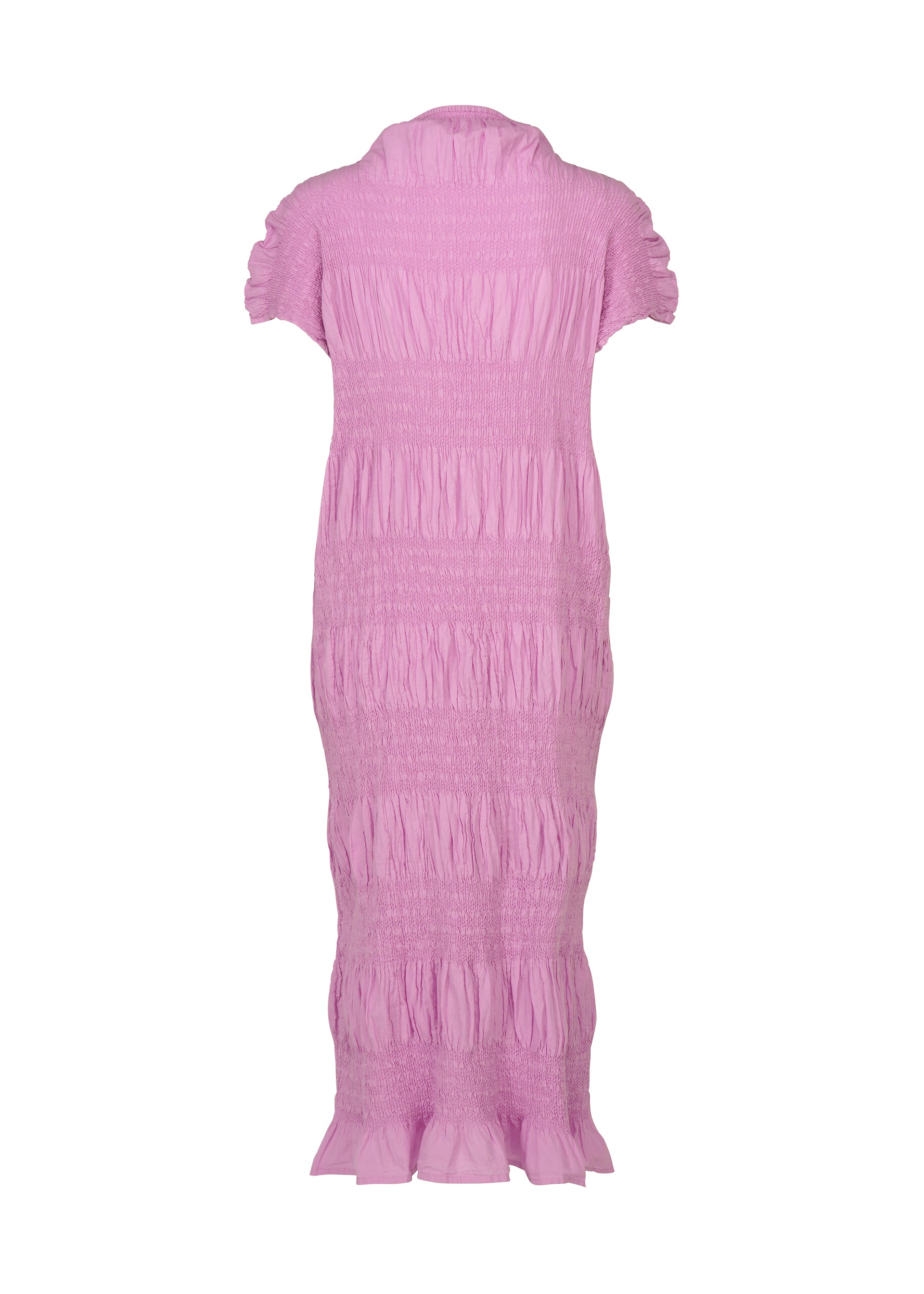 Issey Miyake Shrink Stripe košilové šaty černá