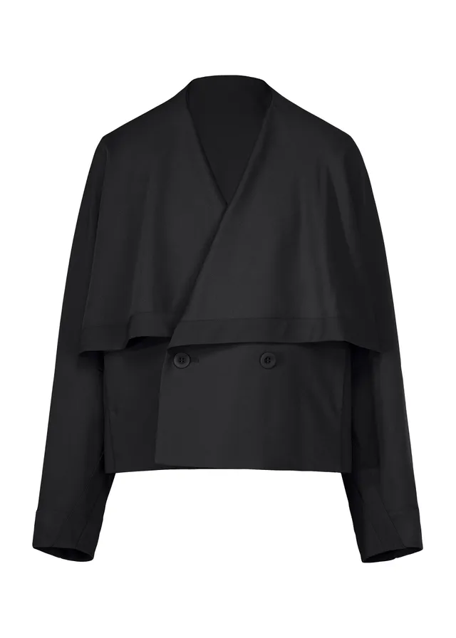 Issey Miyake IM Men Front Back bunda černá vel. 2 vlněná
