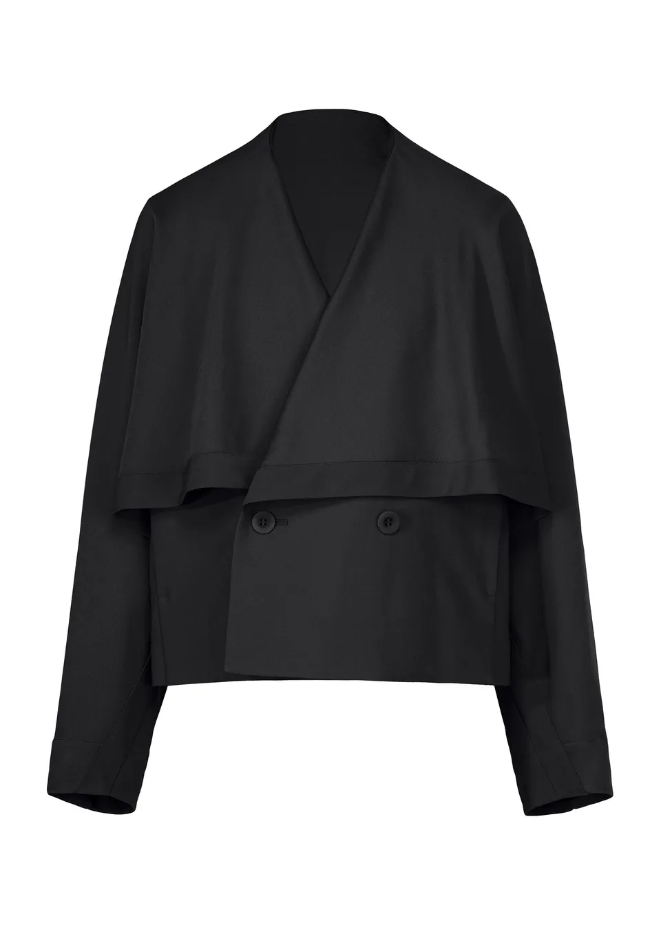 Issey Miyake IM Men Front Back bunda černá vel. 2 vlněná