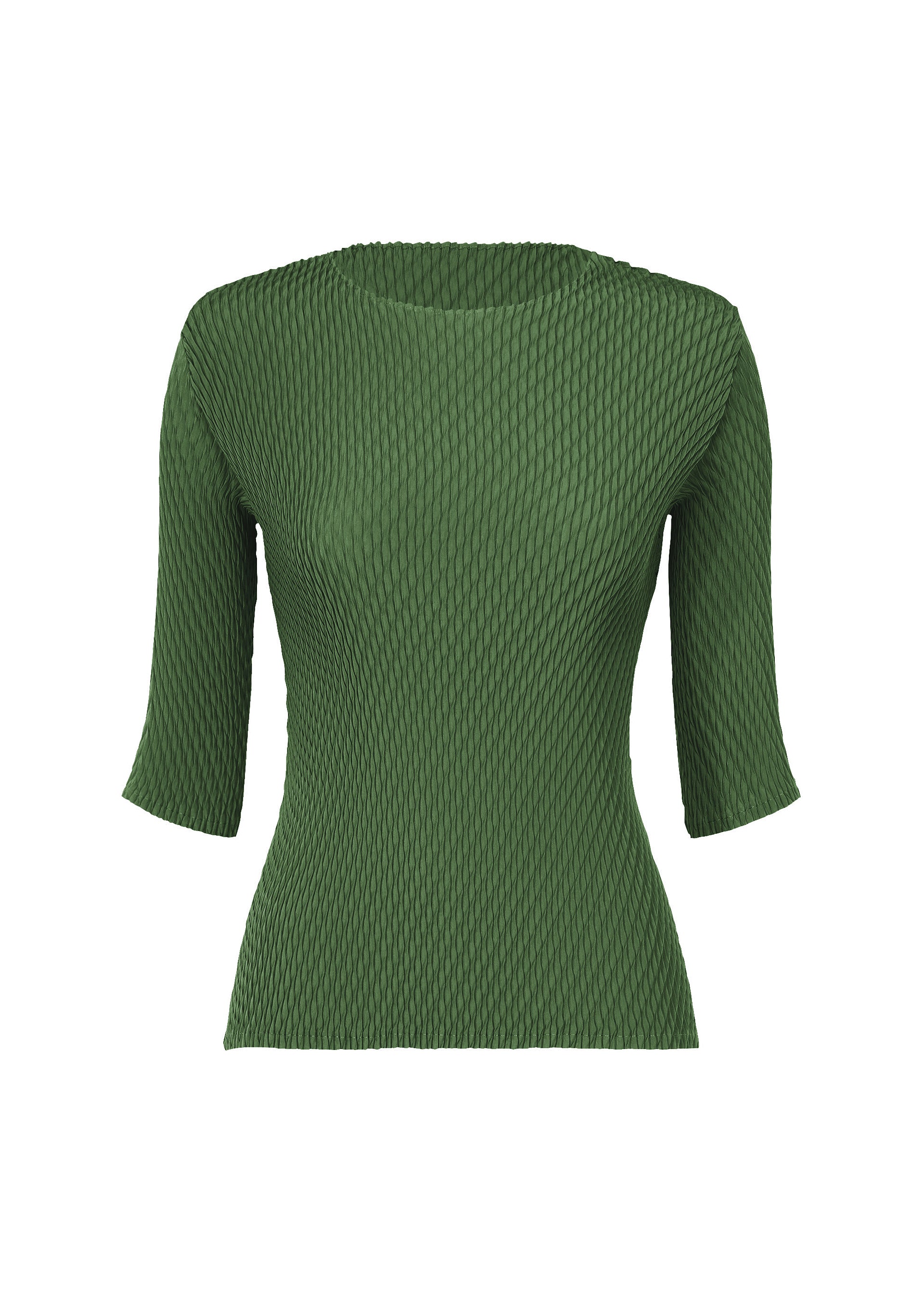 Issey Miyake Rhombus Pleats IM63017 dámský top černý plisovaný