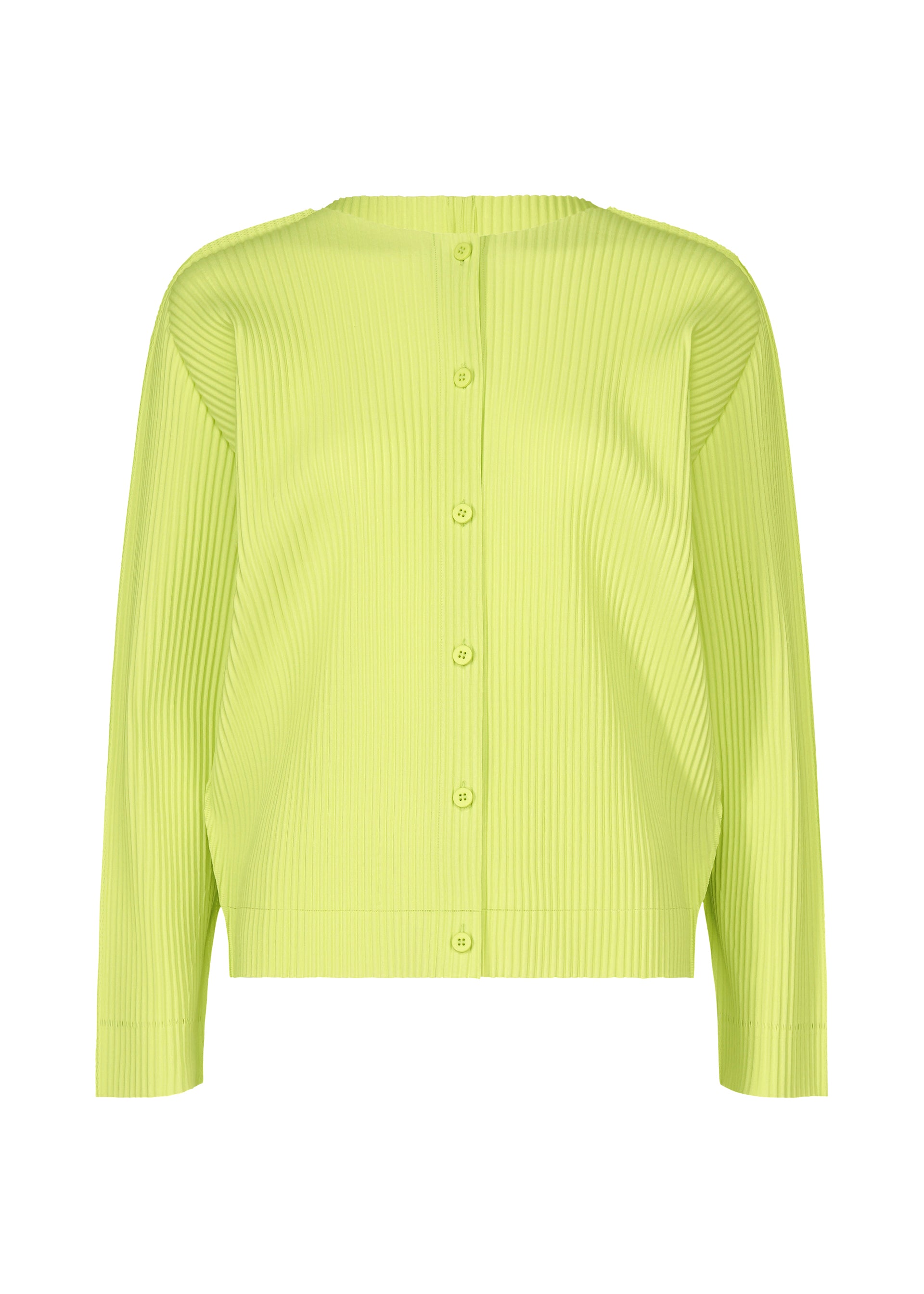 Issey Miyake Fine Knit Pleats kardigan camel