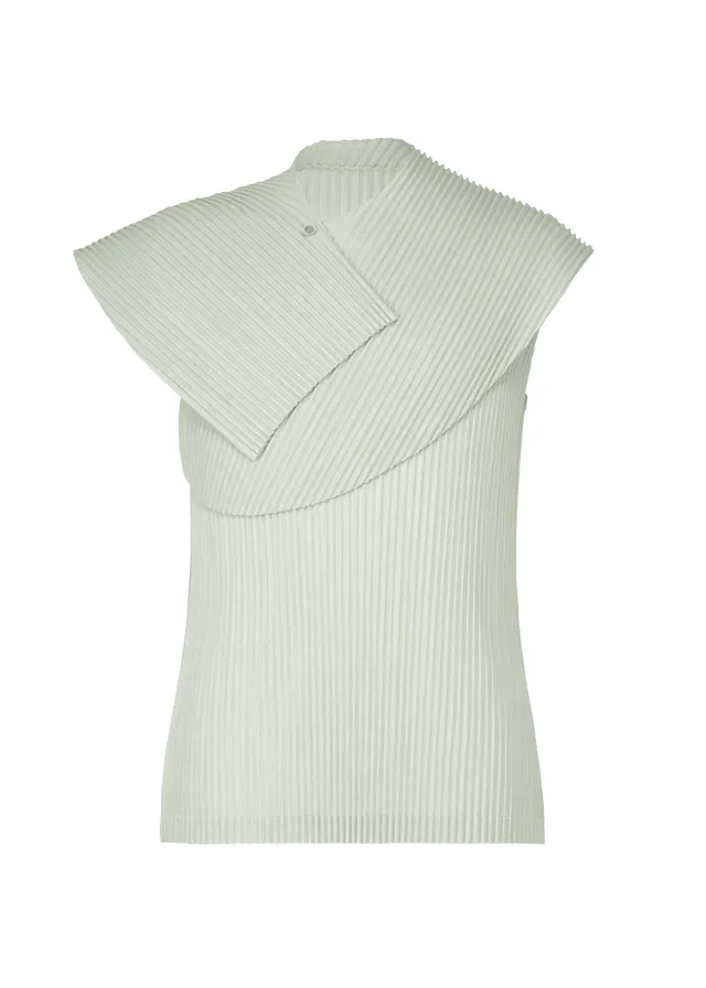 Homme Plissé Issey Miyake Agave Mesh top šedý prodyšný