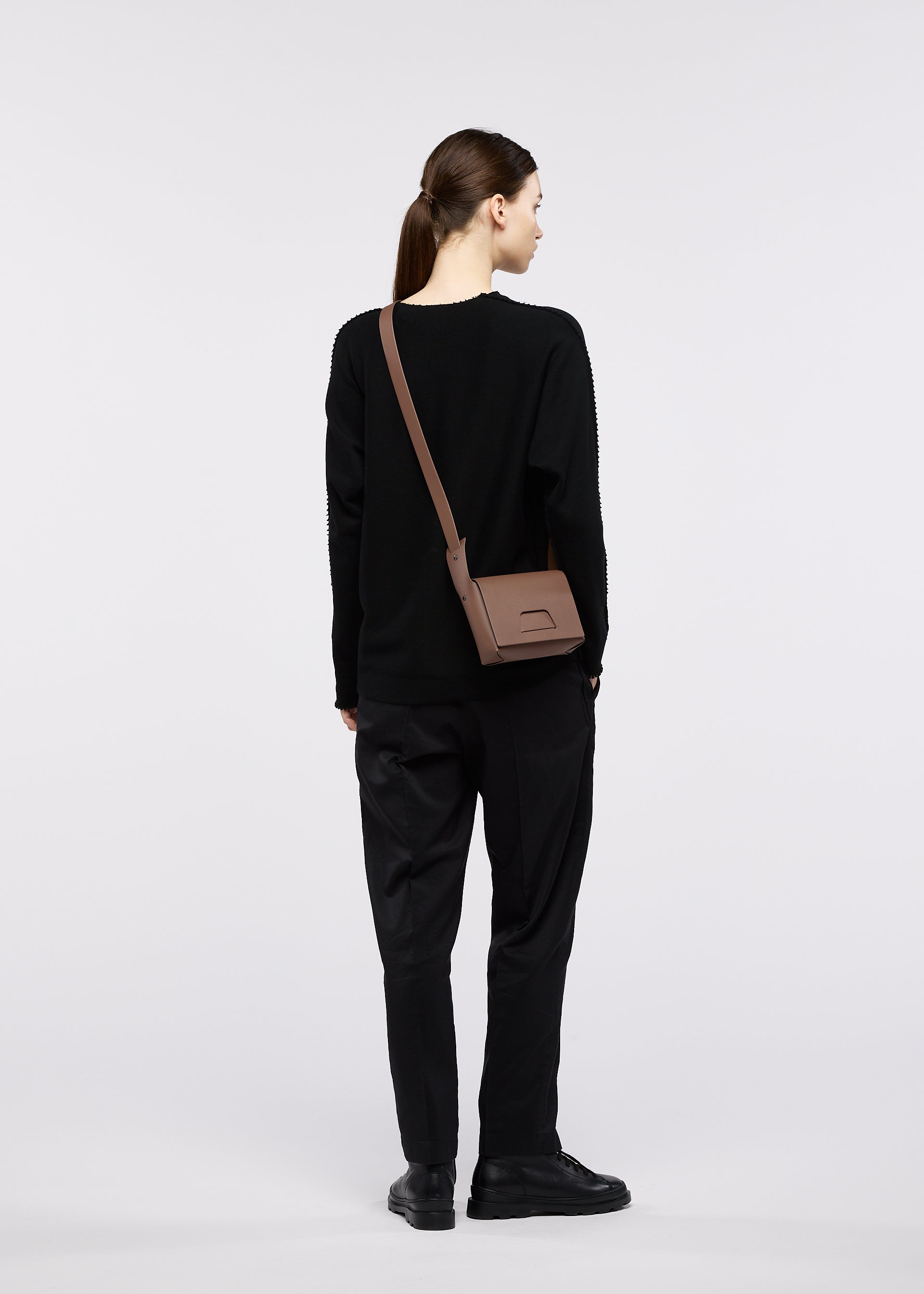 Issey Miyake Good Goods Box kabelka černá crossbody