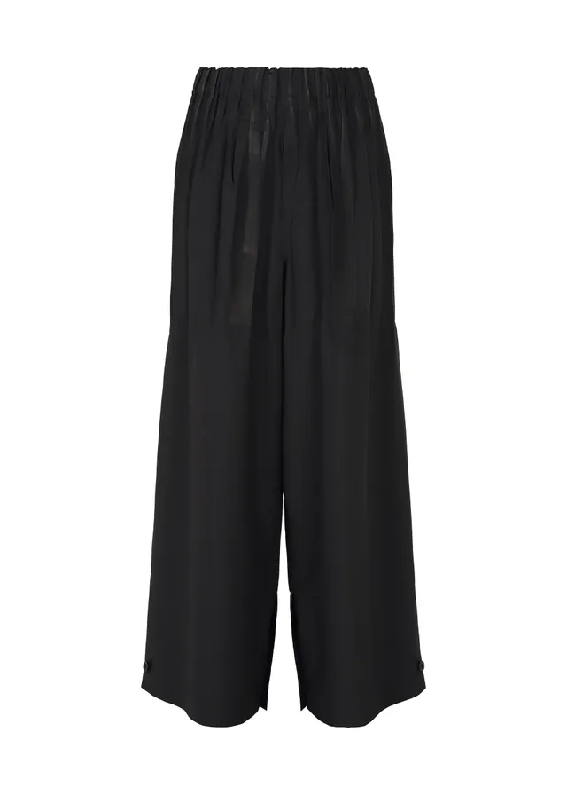 Issey Miyake IM Men Waft Black kalhoty černé široké 3