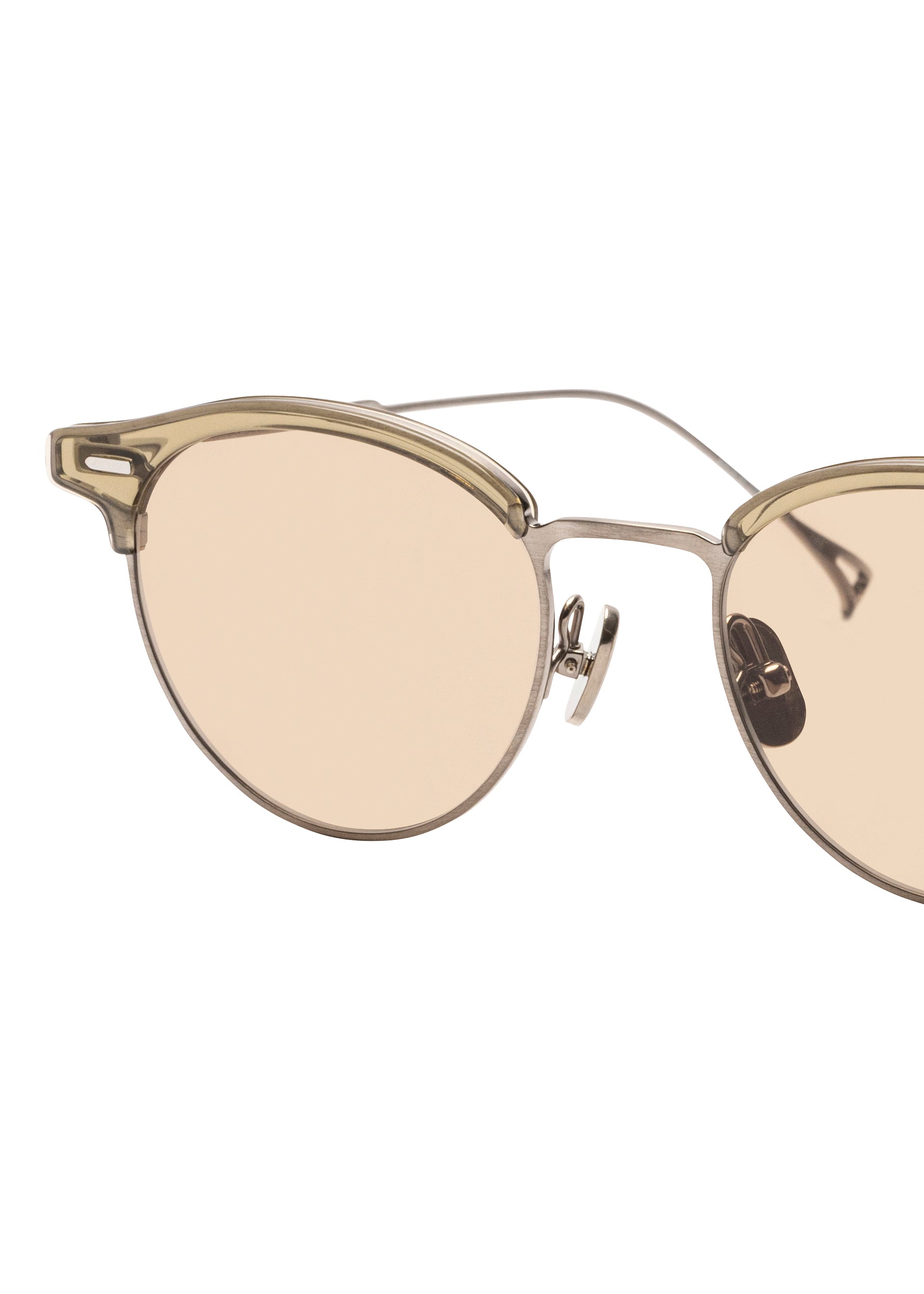 Issey Miyake Eyes Brow Boston VIII brýle khaki