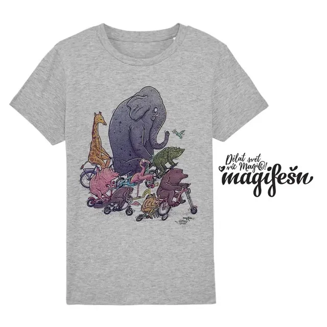 Magifešn KIDS Rychle a zděsile dětské tričko z biobavlny