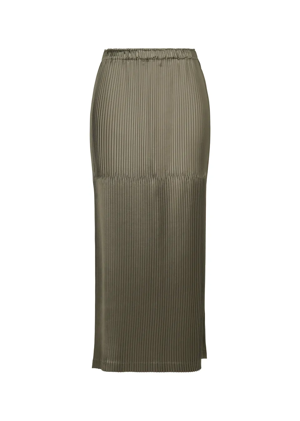 Issey Miyake Glossed Panels Pleats sukně šedá vel. 1 lesklá