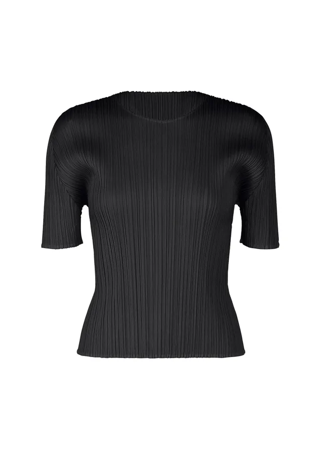 Issey Miyake Monthly Colors July top modrá plisé