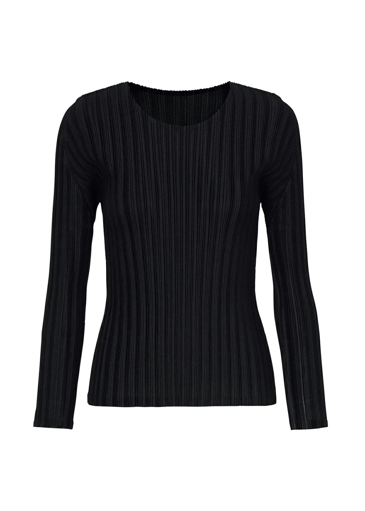 Issey Miyake Rib Pleats Basics triko černá vel. 3