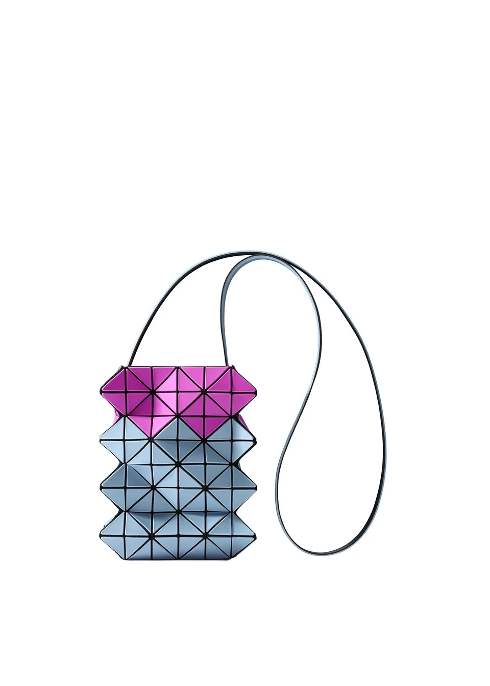 Issey Miyake Growth kabelka růžovo-modrá skládaná