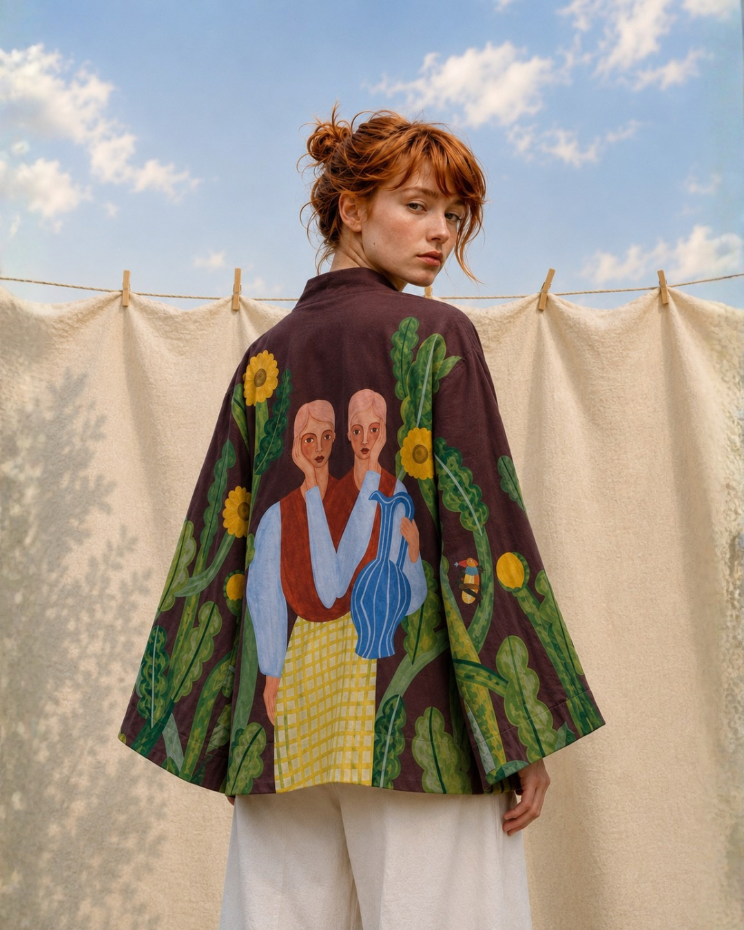 Aurelia & Zwei Frauen Garden of Sisters kimono poetické