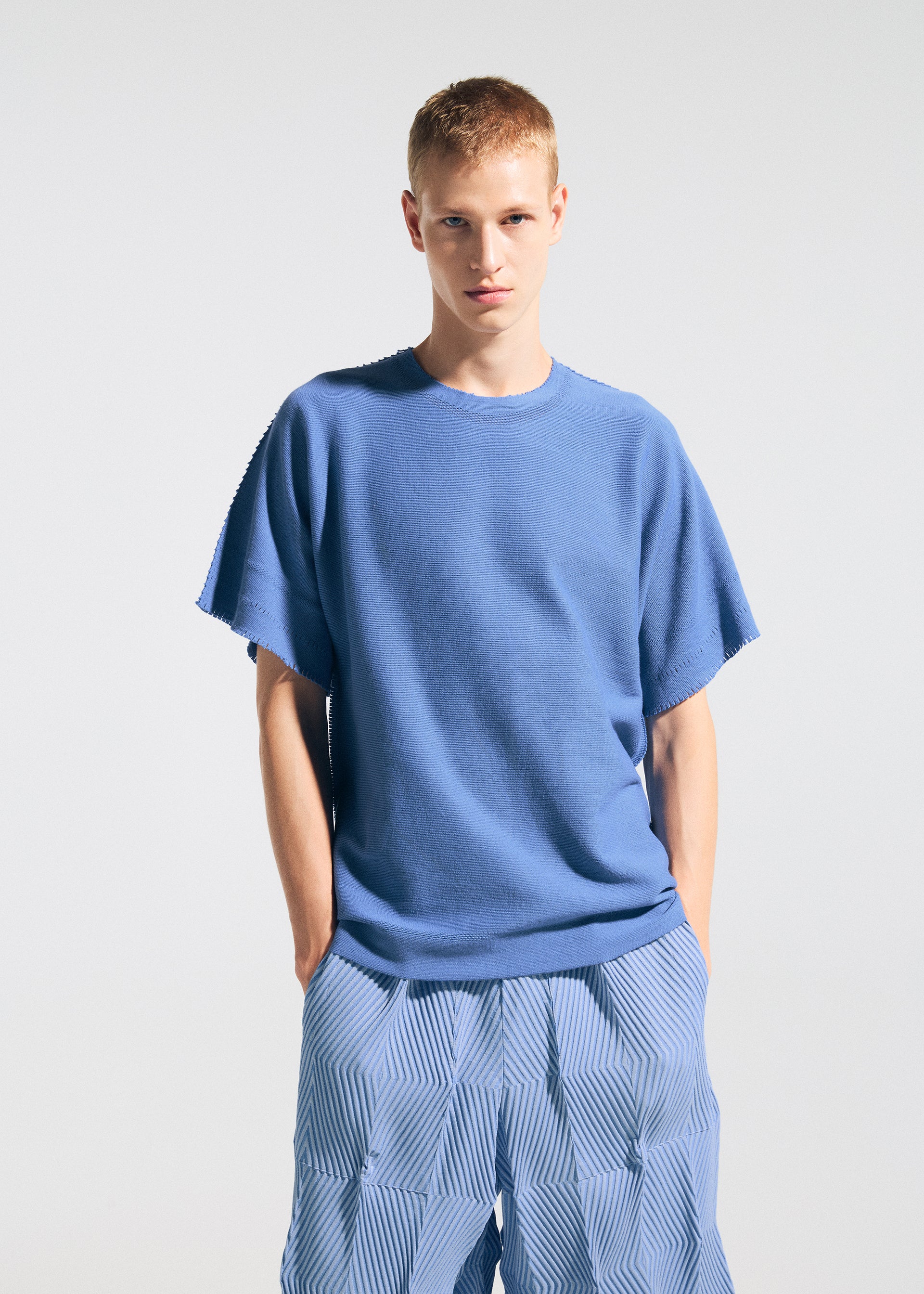 Issey Miyake TYPE-A 001-2 top šedý vel. 1 A-POC pletenina