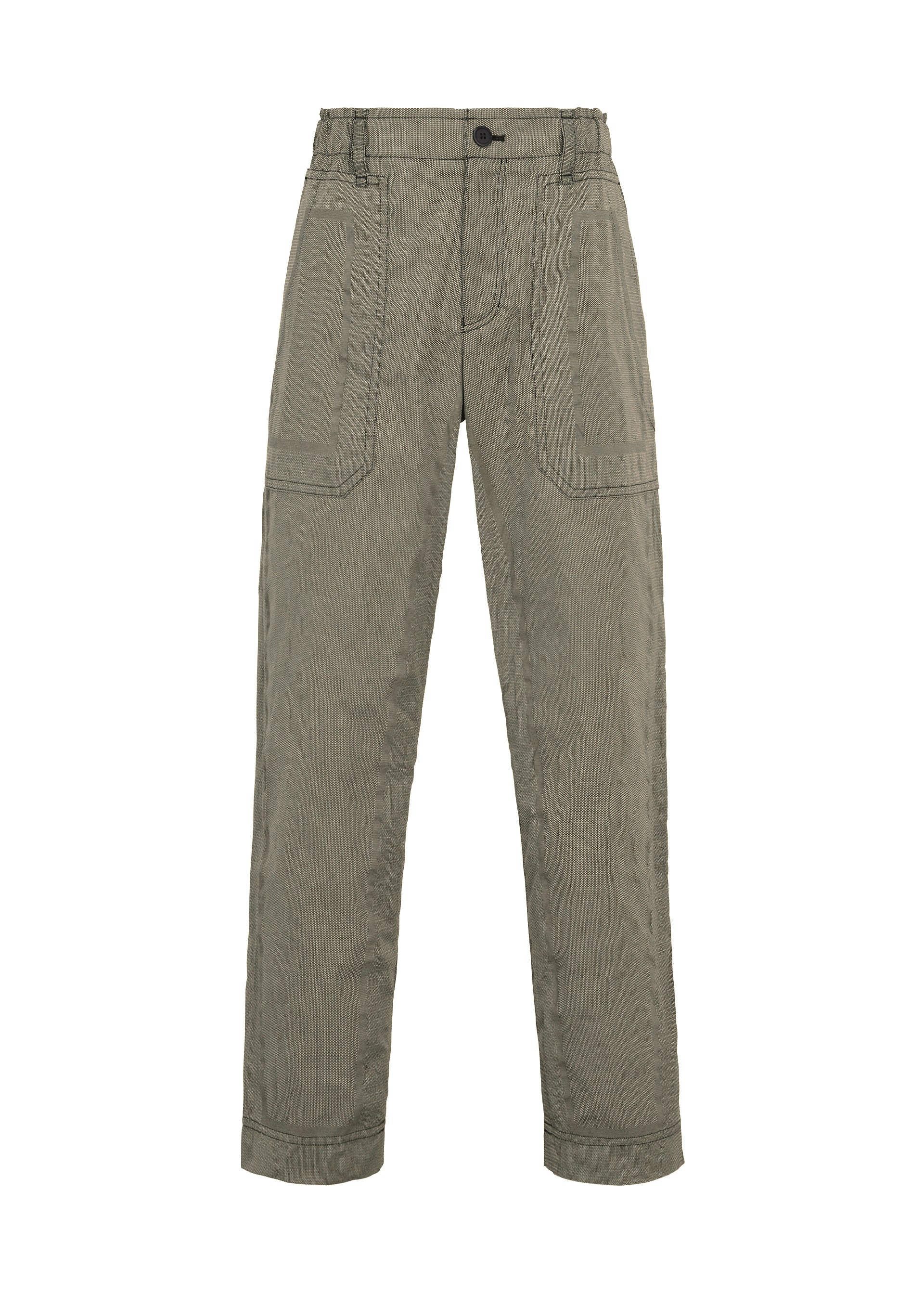 Issey Miyake Type-U 001-1 kalhoty tmavě šedé