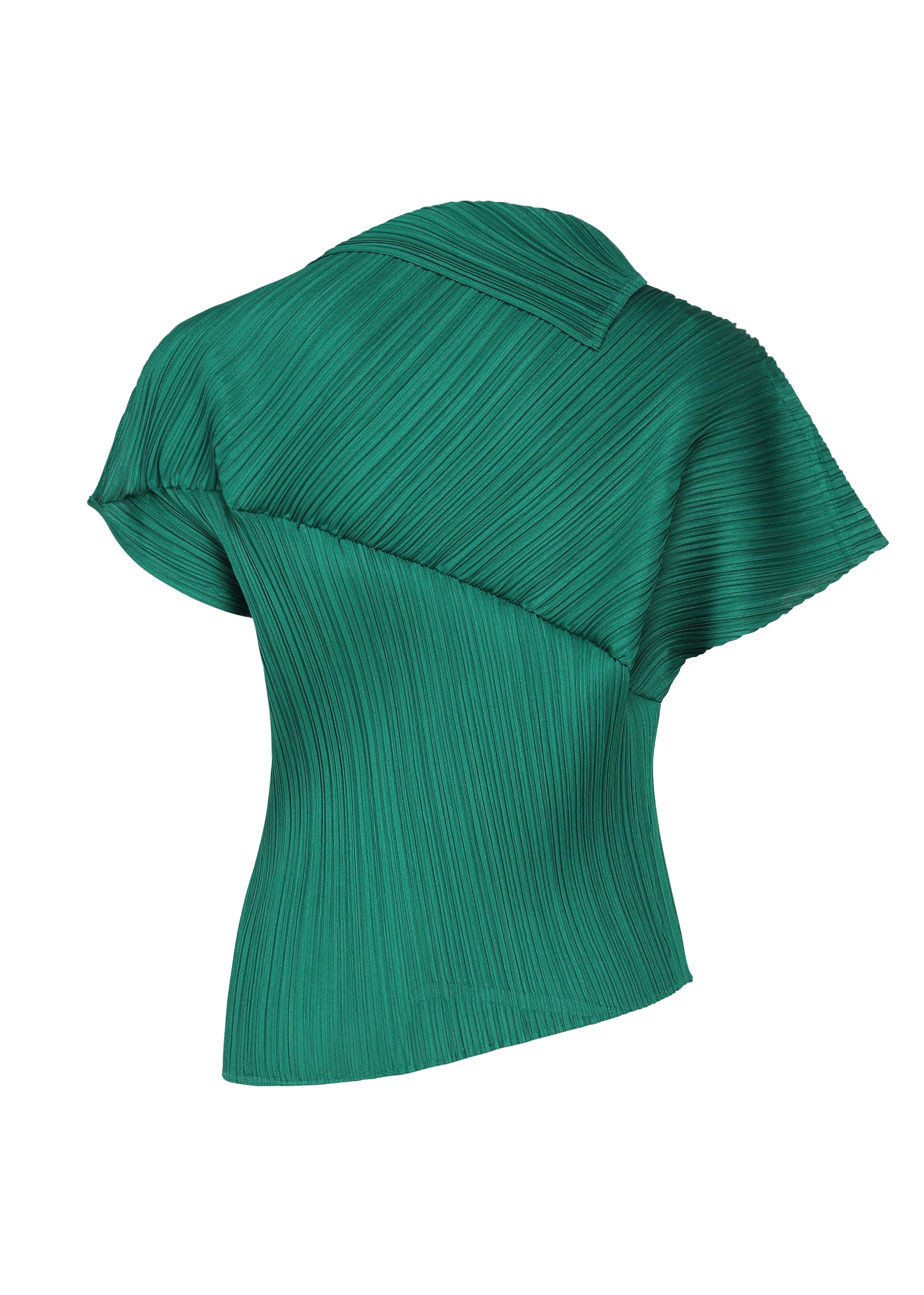 Issey Miyake Leap asymetrický top černý