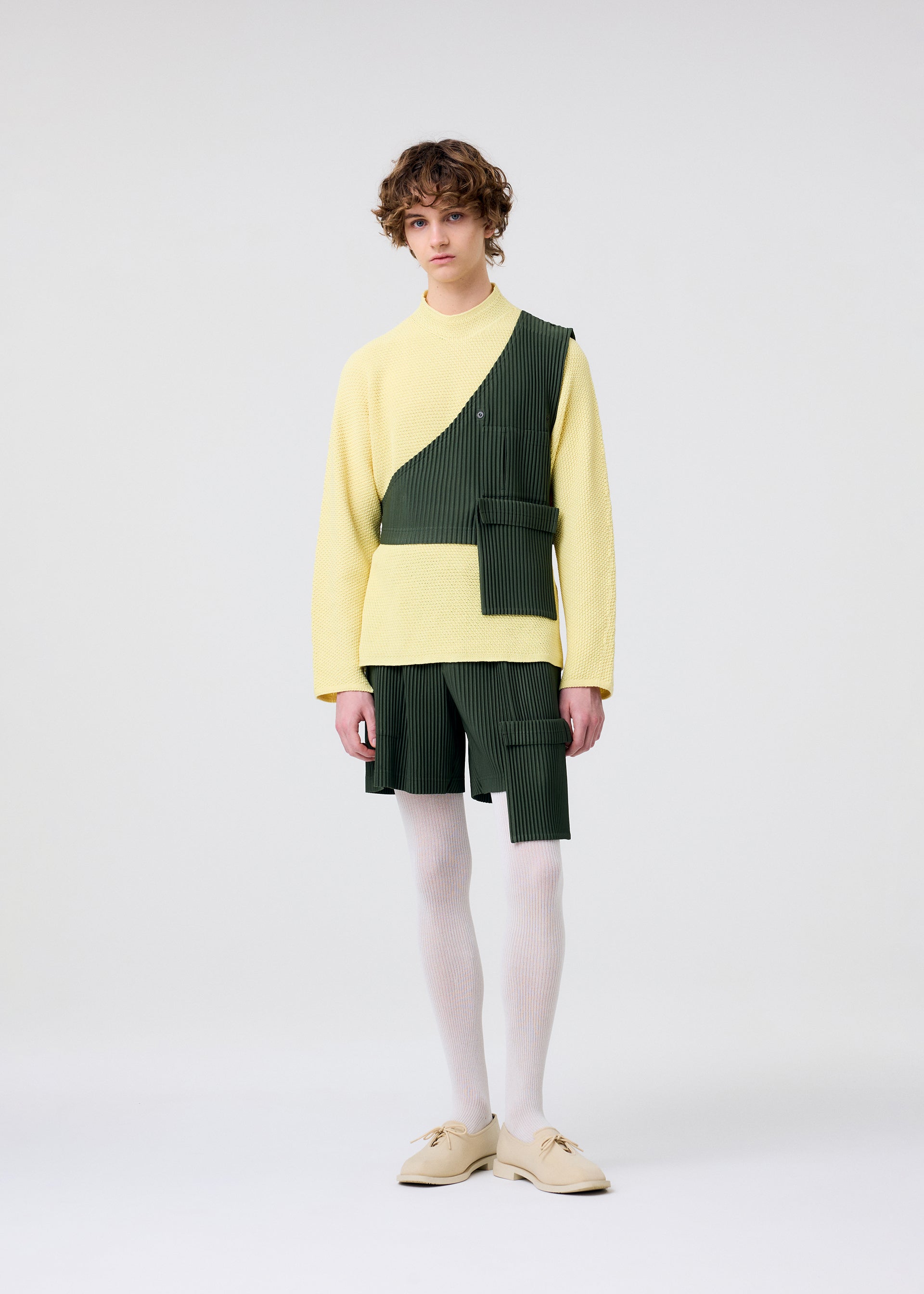 Issey Miyake Painter's Gear pánské kraťasy černé