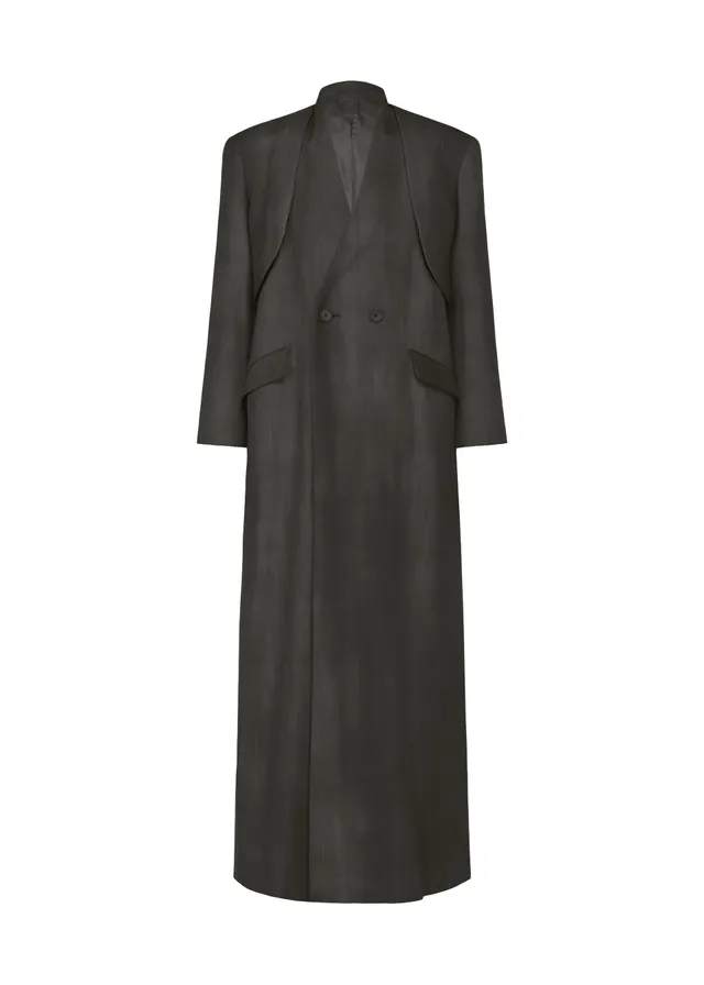 Issey Miyake Gradation Wool vlněný overal černý
