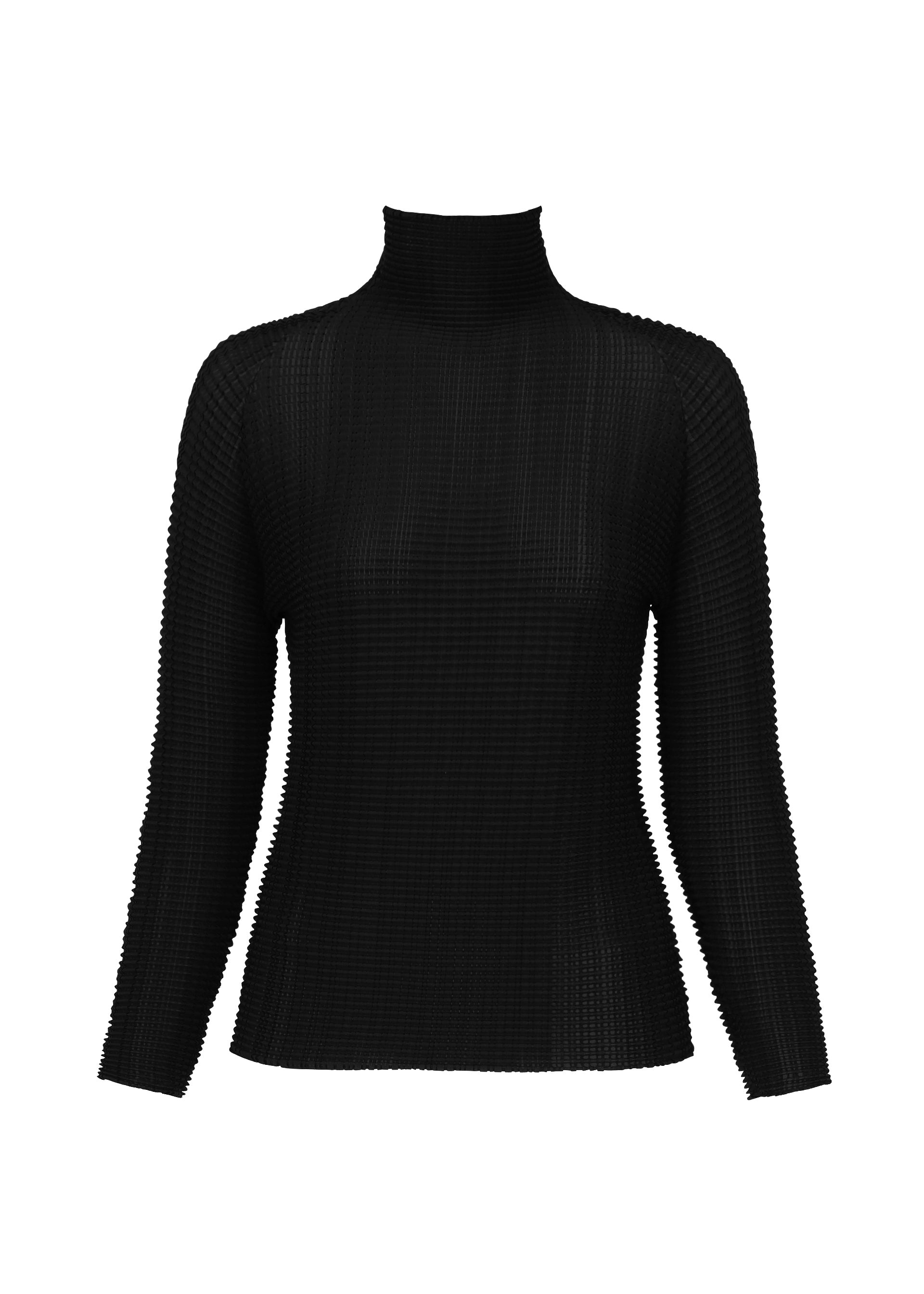 Issey Miyake Wooly Pleats BK/WT-68 rolák černý