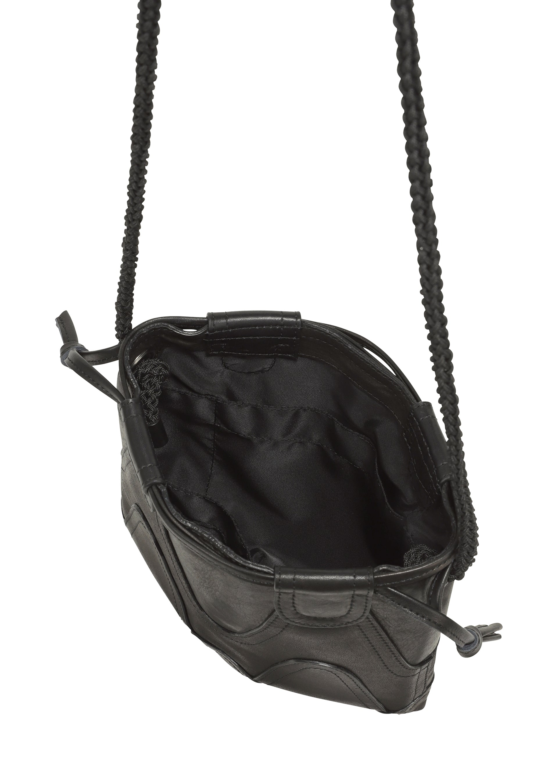 Issey Miyake Elements Leather Bag kabelka černá kožená