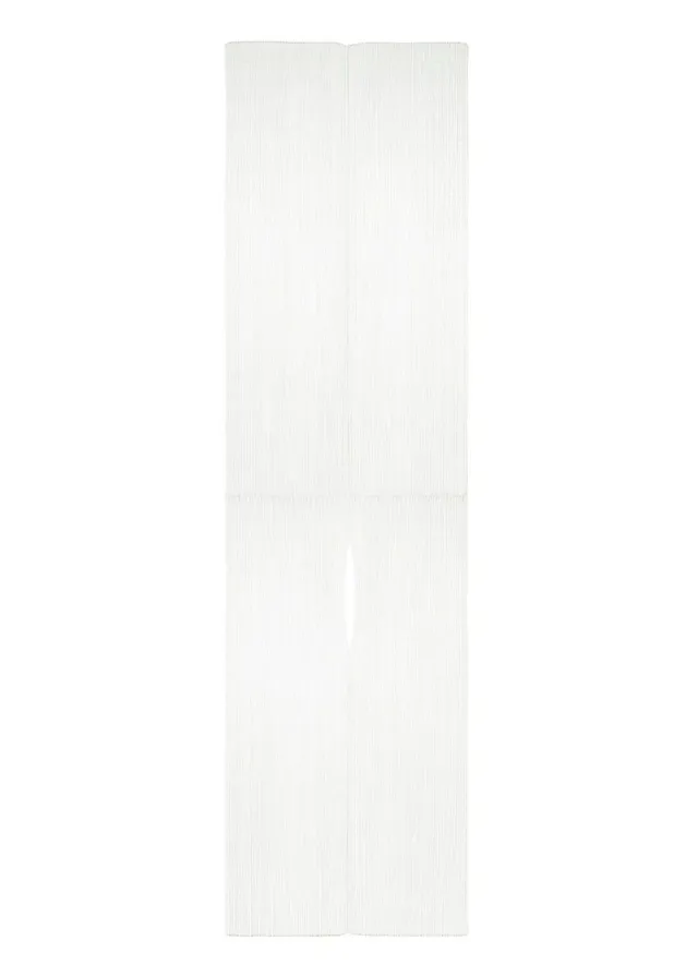 Issey Miyake Pleats Please Basic Madame-T štóla white plisé