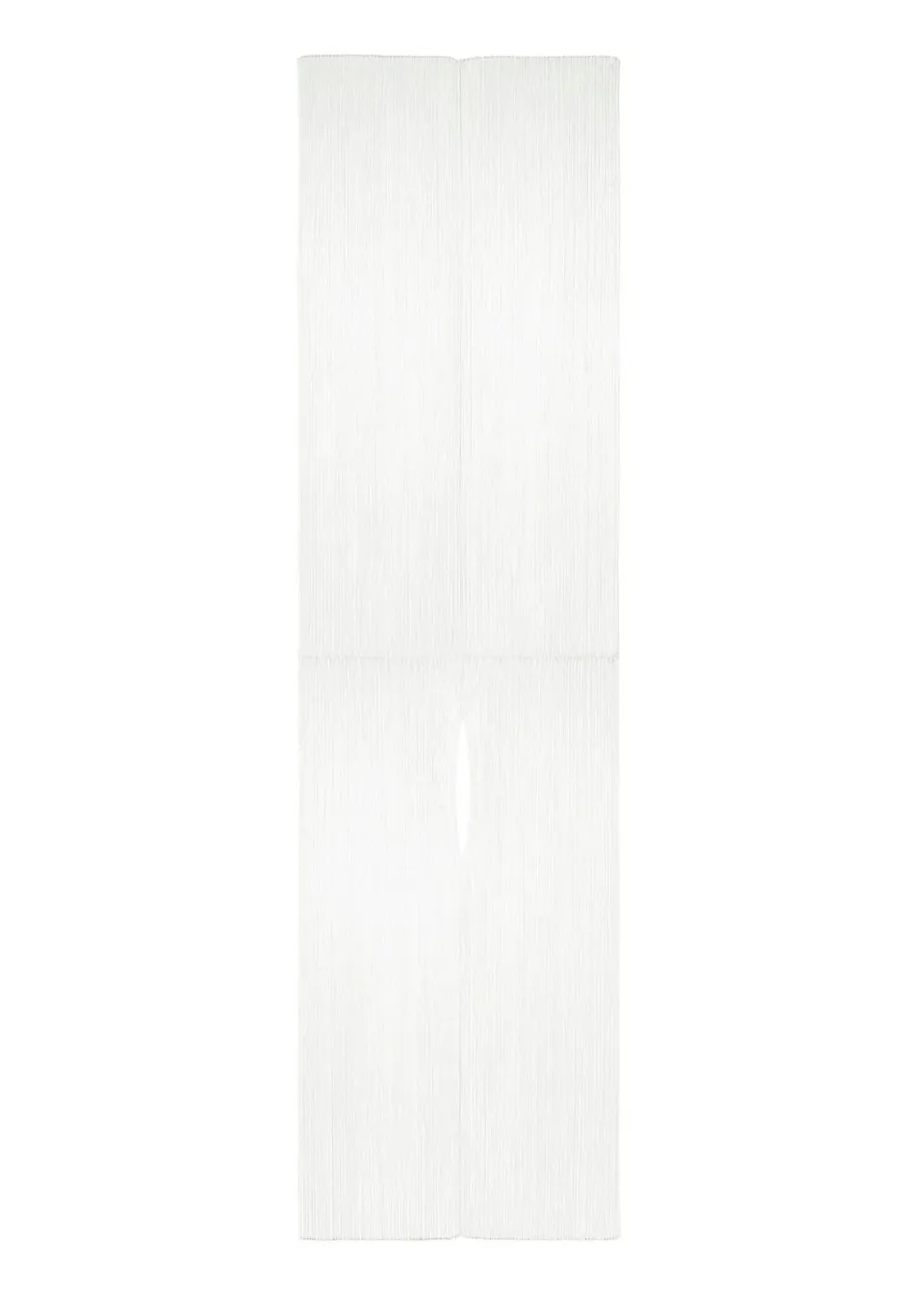 Issey Miyake Pleats Please Basic Madame-T štóla white plisé