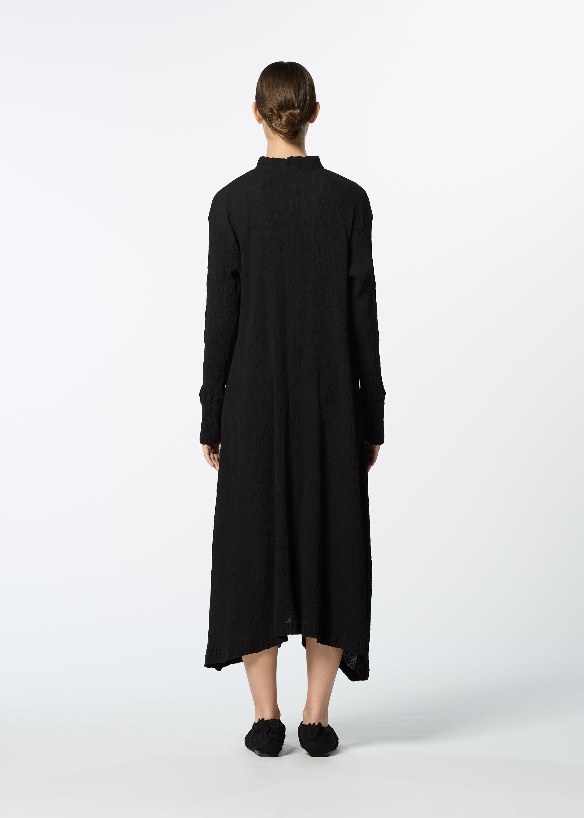 Issey Miyake Kyo Chijimi Basic šaty bílé vel. 2 bavlněné