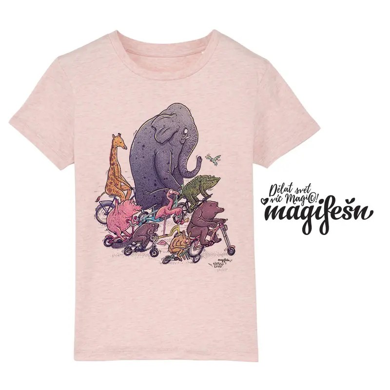 Magifešn KIDS Rychle a zděsile dětské tričko z biobavlny