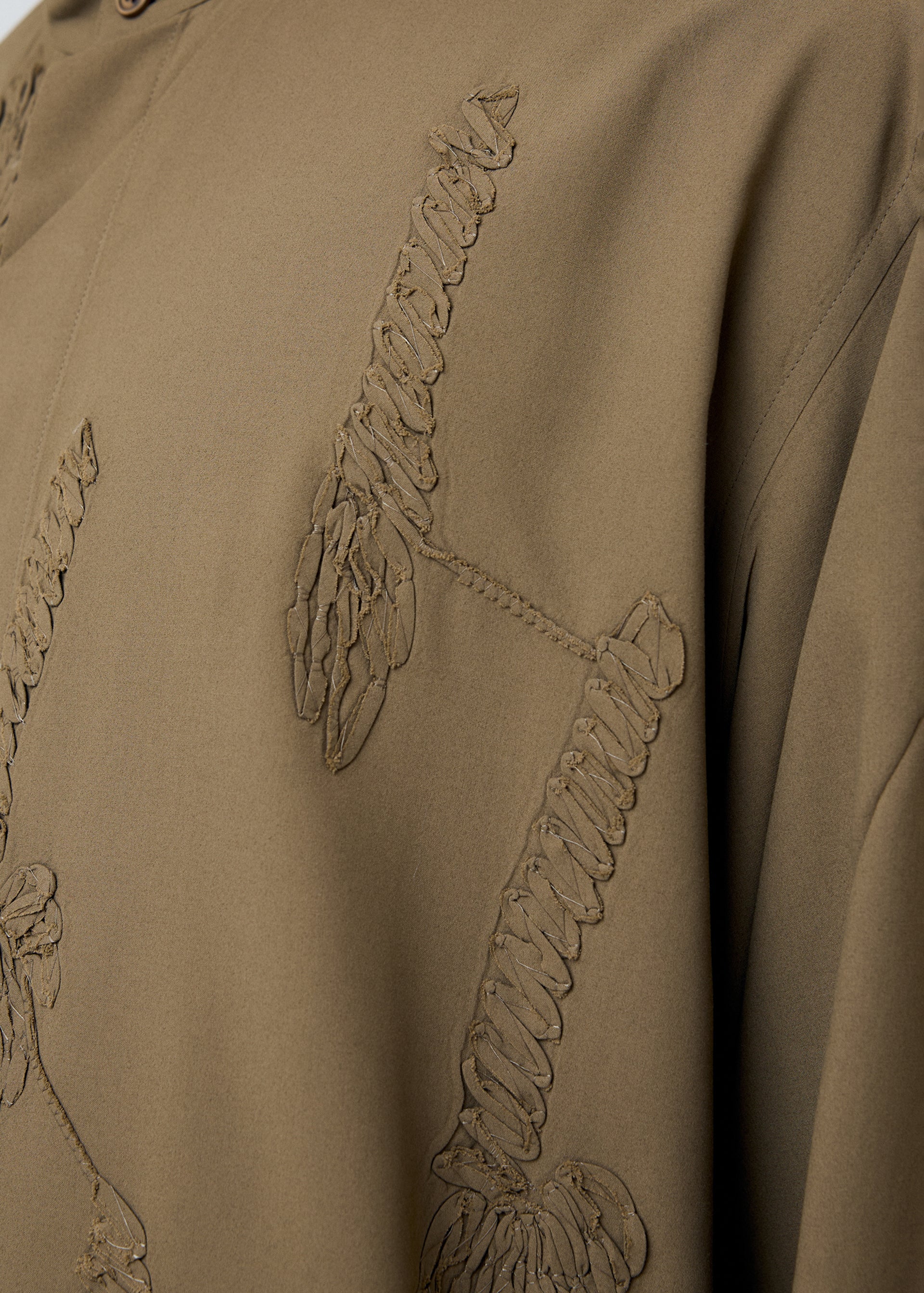 Issey Miyake Homme Plissé Embroidery Press košile White