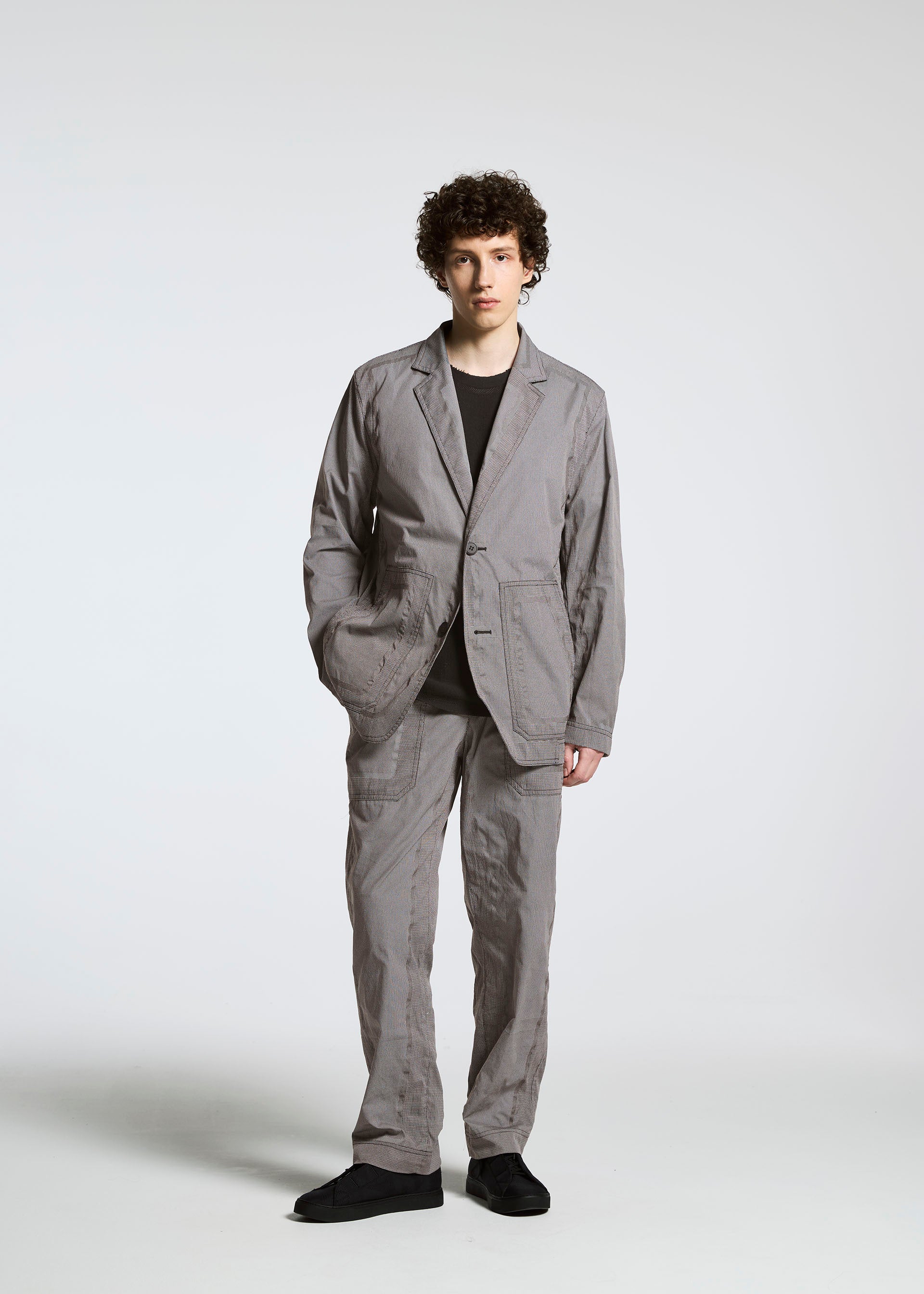 Issey Miyake Type-U 001 kalhoty hnědé vel. 2 volné