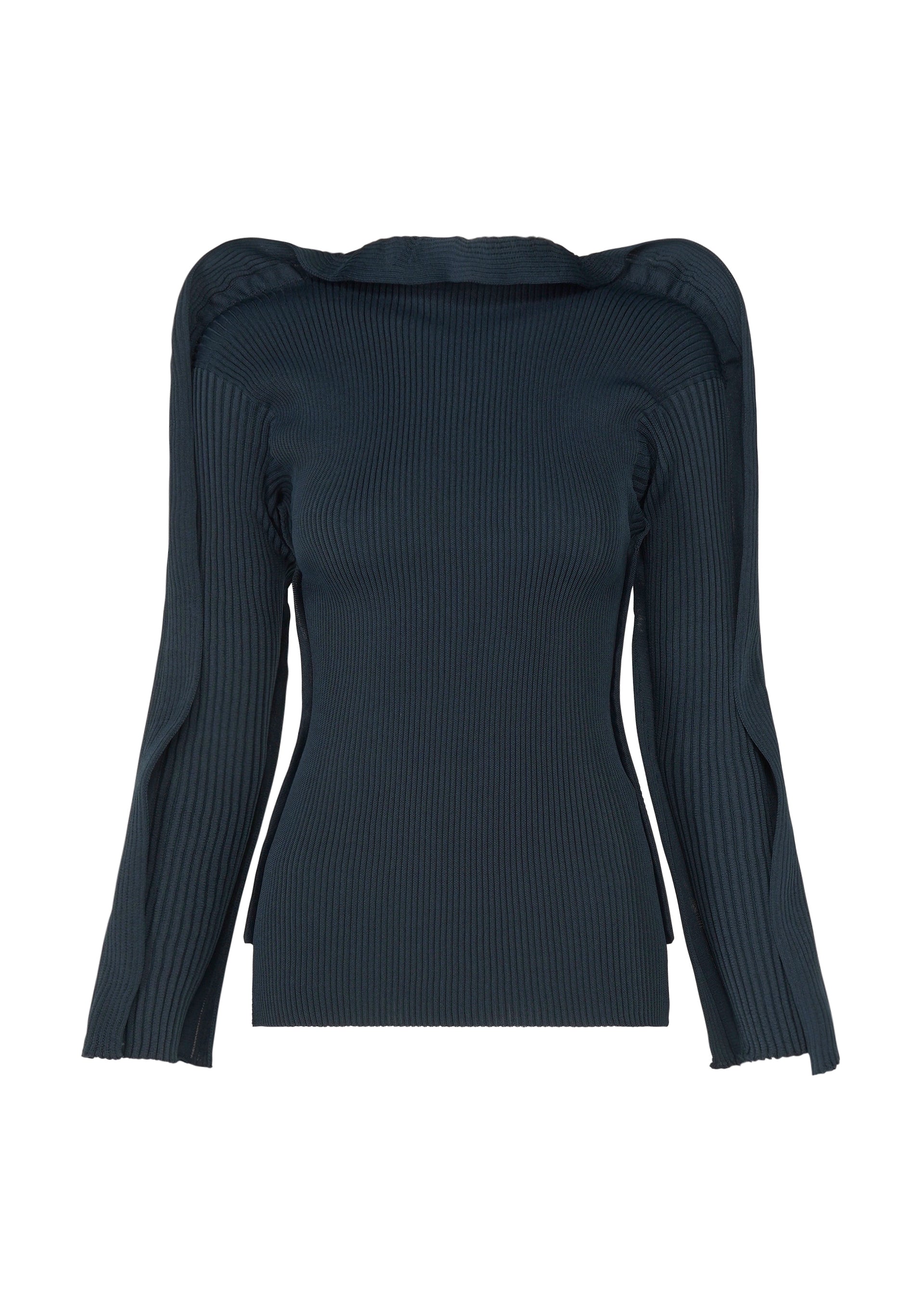 Issey Miyake Prance top ivory lehký úplet vel. 2