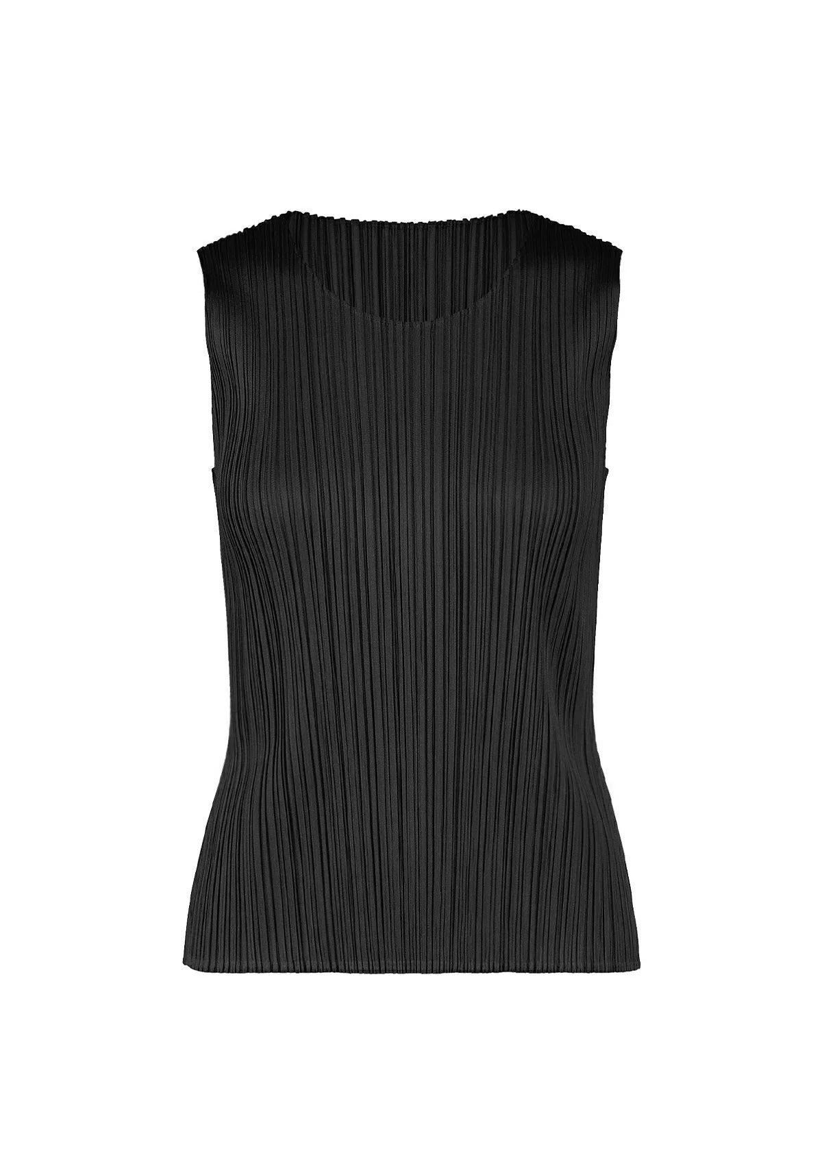 Issey Miyake Basics tílko light gray plisované