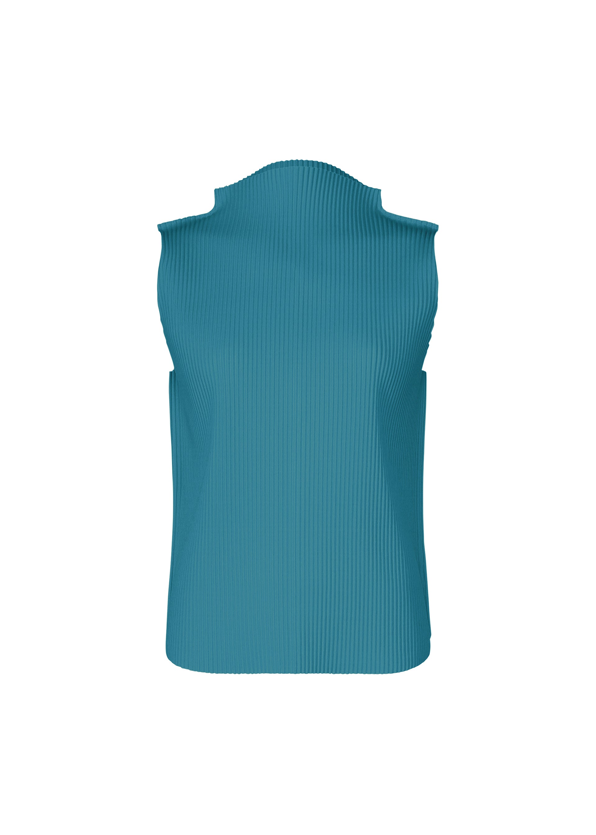 Issey Miyake Round Pleats top canary yellow plisovaný