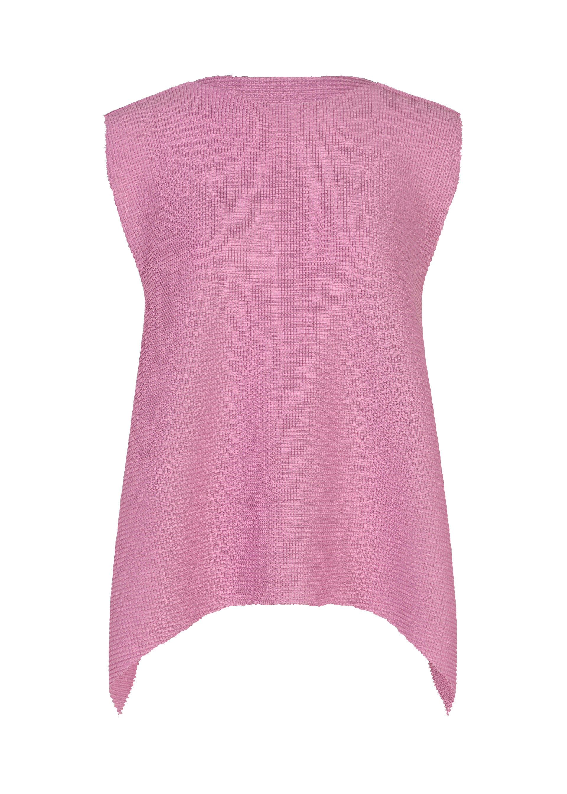 me Issey Miyake TOWER KNIT STRETCH PLEATS tílko šedé