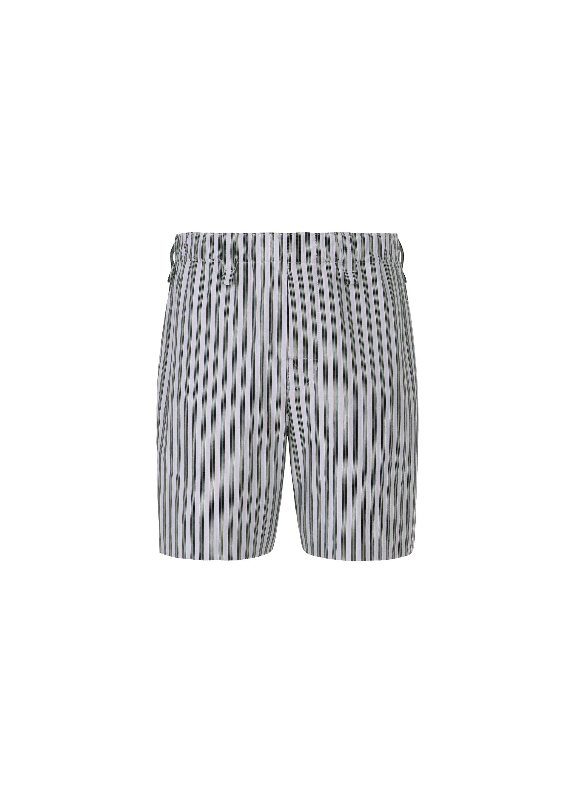 Homme Plissé Issey Miyake Stripe Jersey kraťasy hnědé