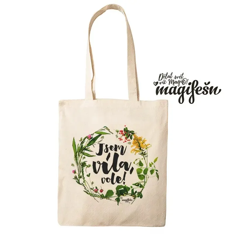 Magifešn FAIR TRADE MEDIUM taška Jsem víla luční