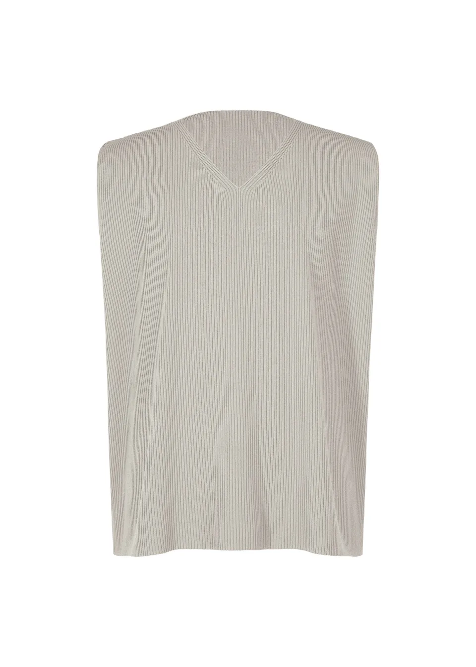 Issey Miyake Basic Knit vesta purple výstřih V