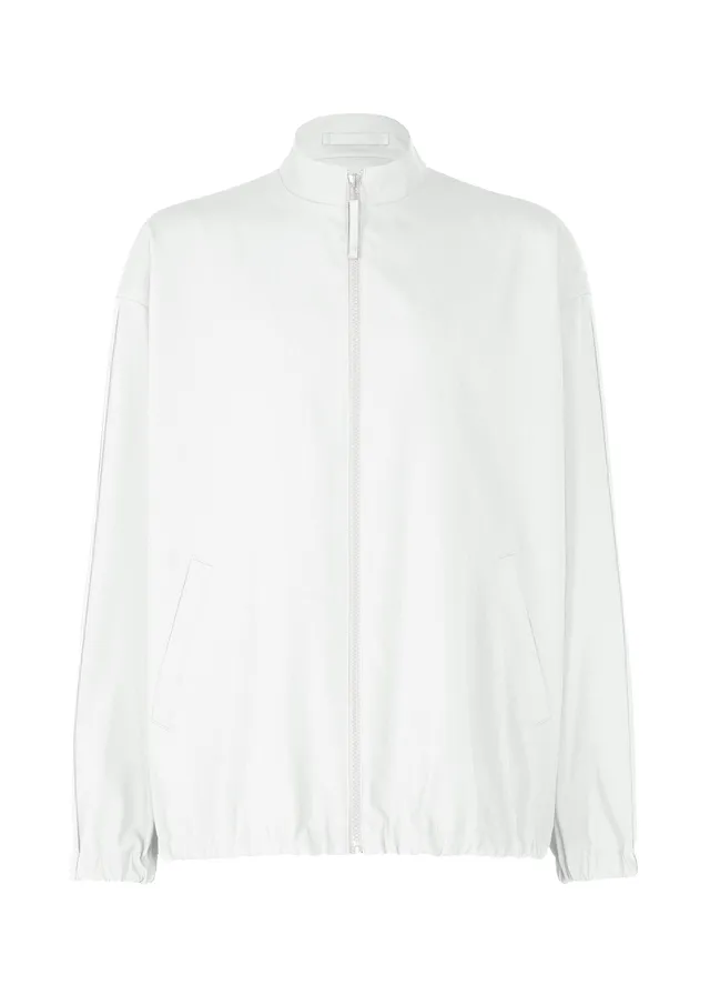 Issey Miyake Air Pleats blouson bunda světle šedá lehká