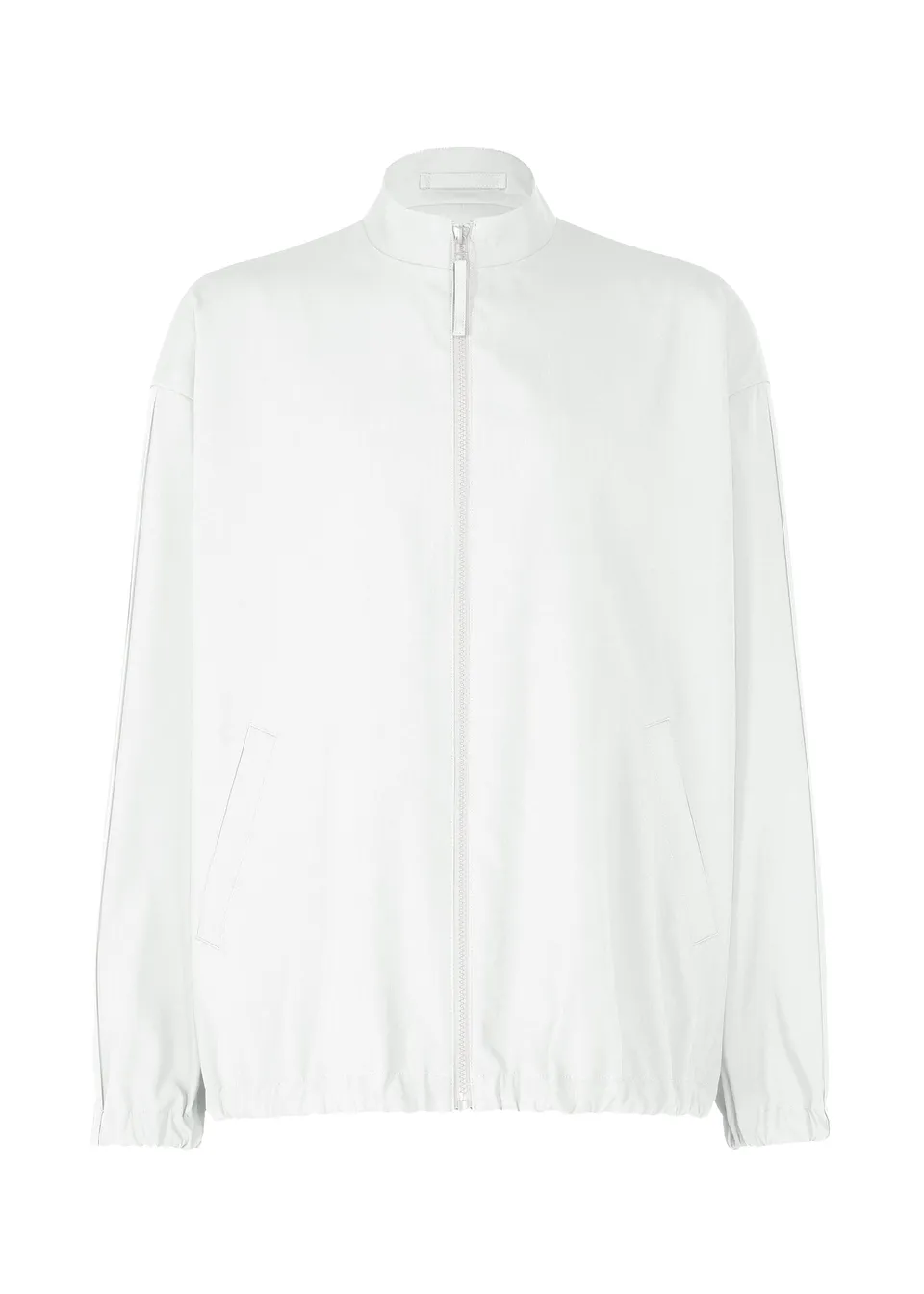 Issey Miyake Air Pleats blouson bunda světle šedá lehká