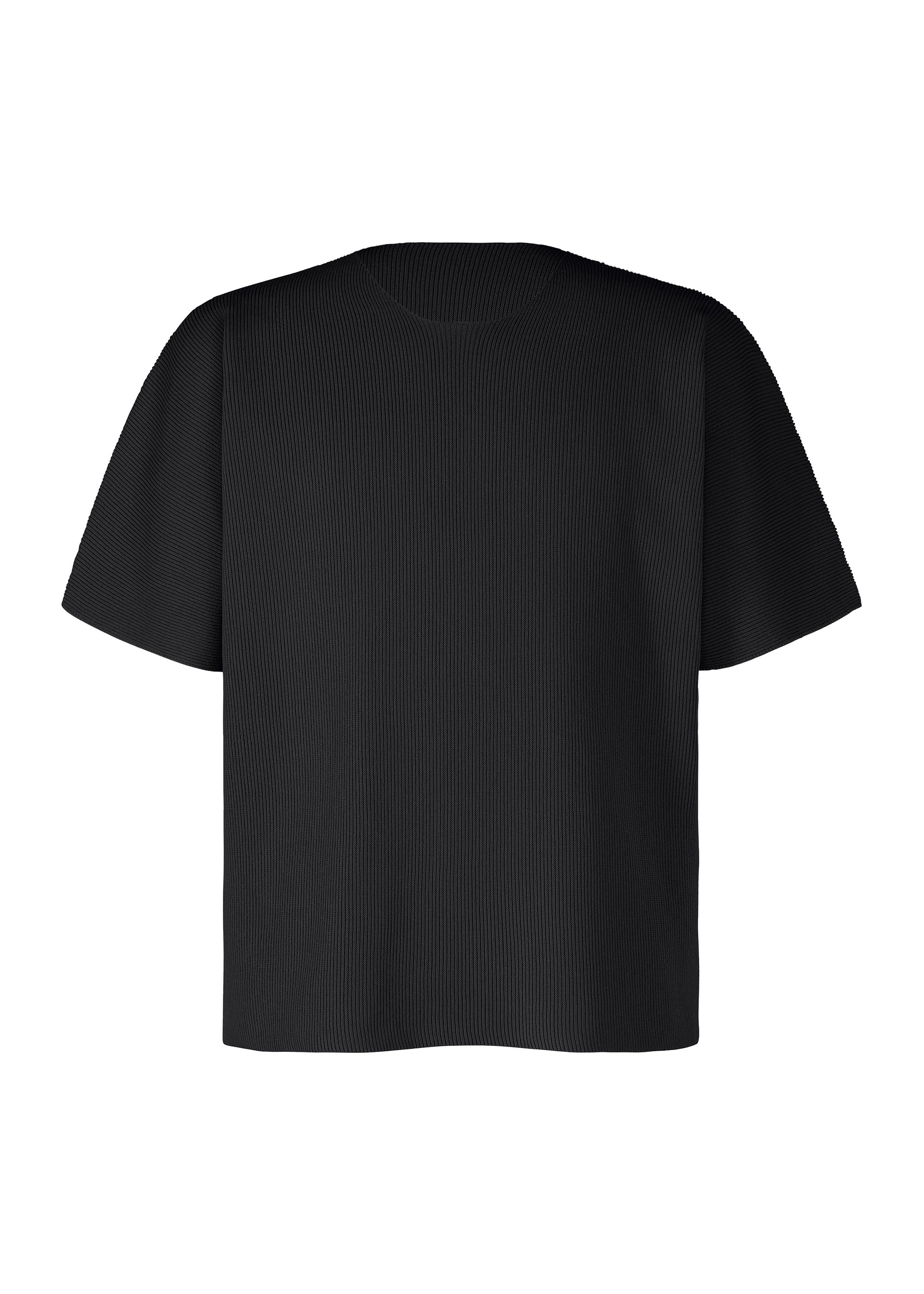 Issey Miyake Basic Knit tričko světle šedá recyklovaný úplet