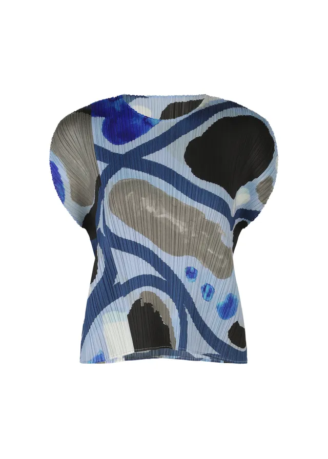 Pleats Please Issey Miyake Roll top světle modrý