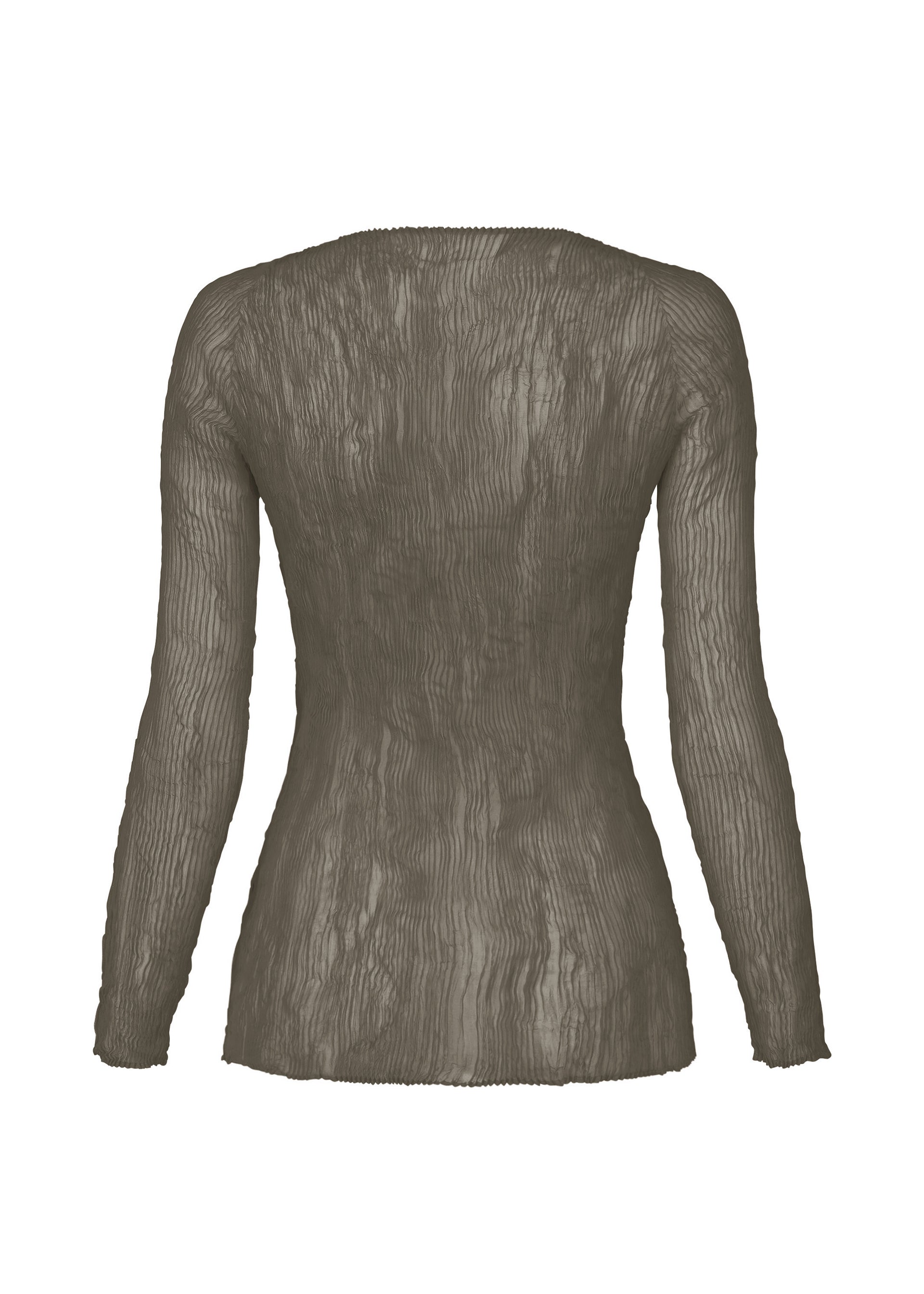 Issey Miyake Chiffon Twist IM63FJ415 top Gray 2 šifon