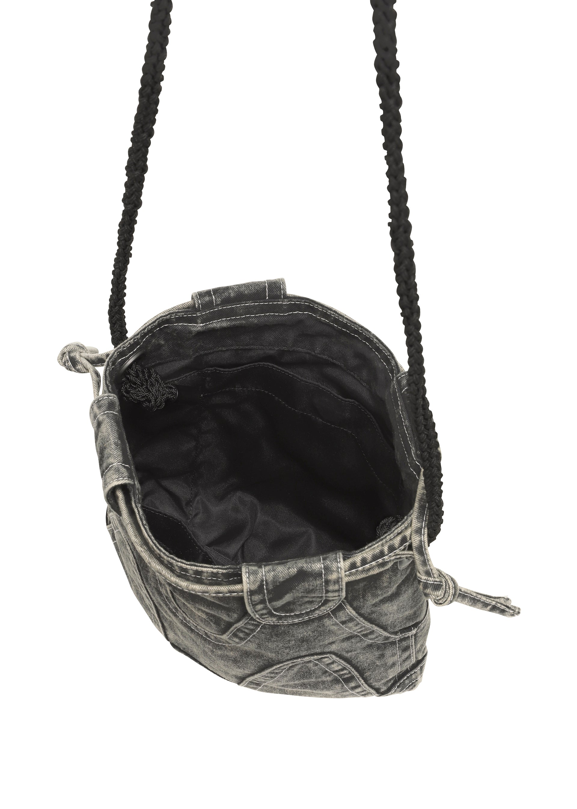 Issey Miyake Elements Bag kabelka černá přes rameno