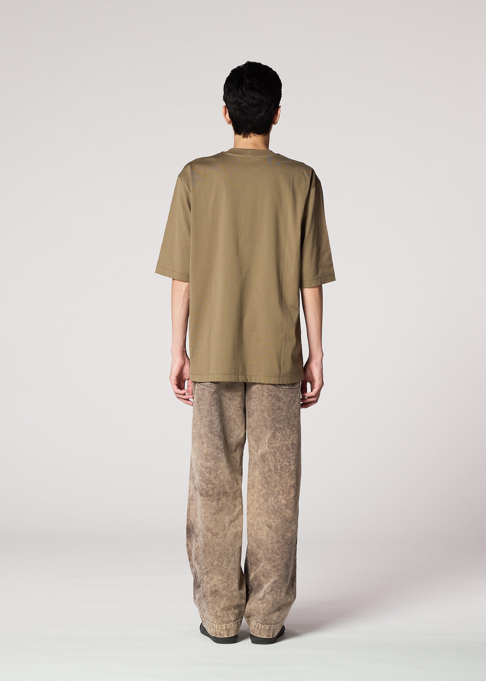Issey Miyake Elements kalhoty černé bavlněné