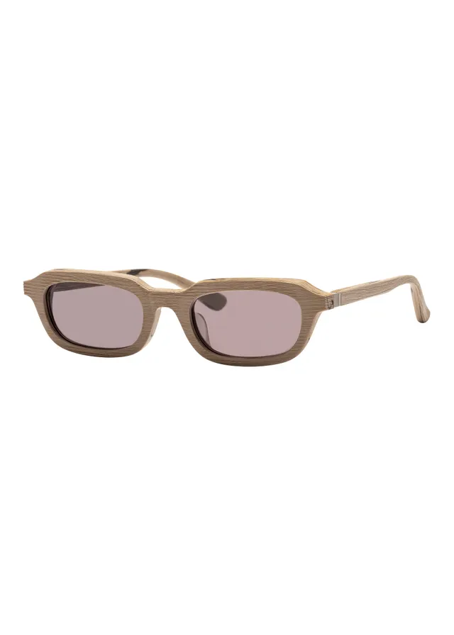 Issey Miyake Eyes Wood-Square sluneční brýle wood beige